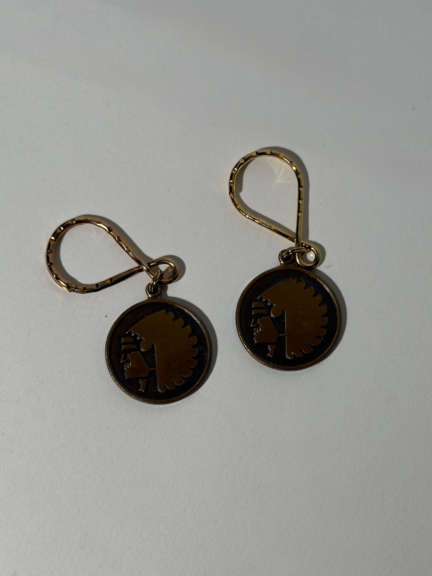 Brass Mutual of Omaha Key Ring