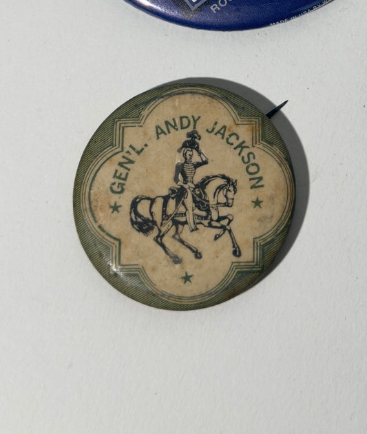 General Andy Jackson Button Straight Pin
