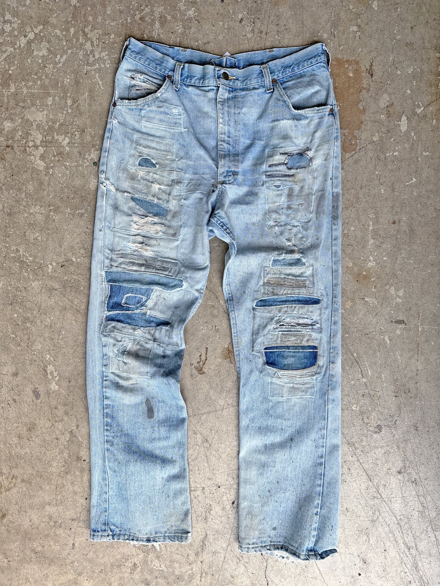 Heavy Repair Stitch Lee Jeans