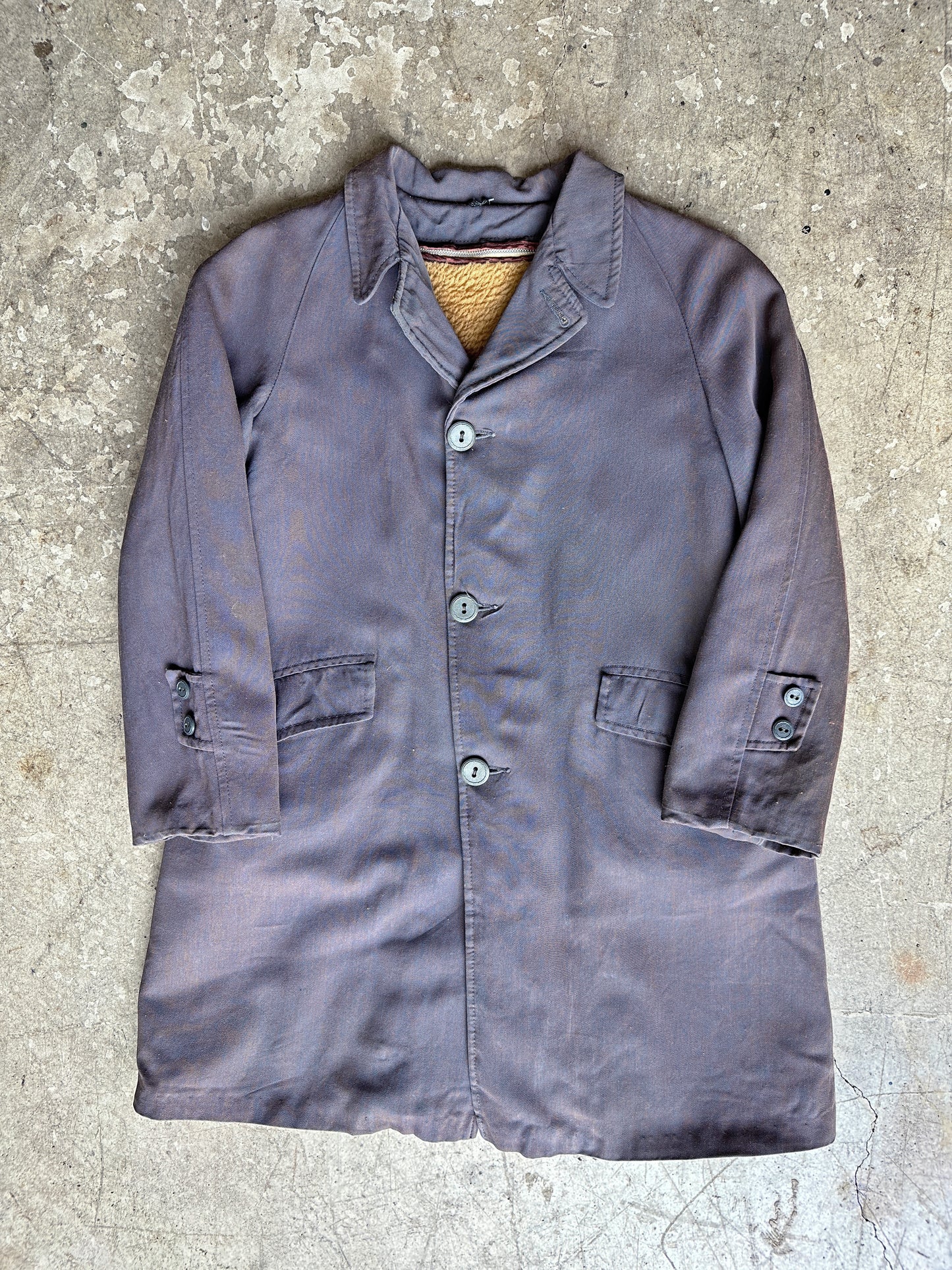 Youth Brown Lined Coat