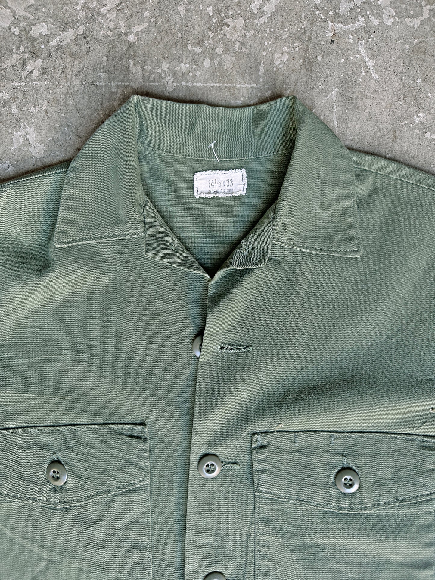 Army Green Military Shirt
