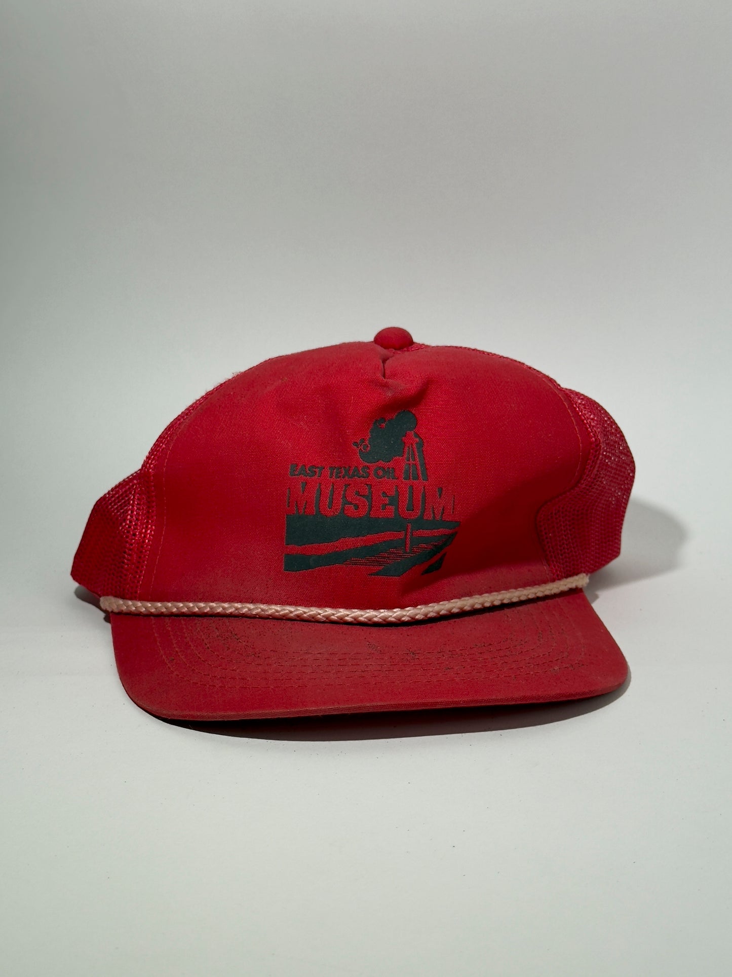 Red East Texas Oil Museum Rope Brim Hat
