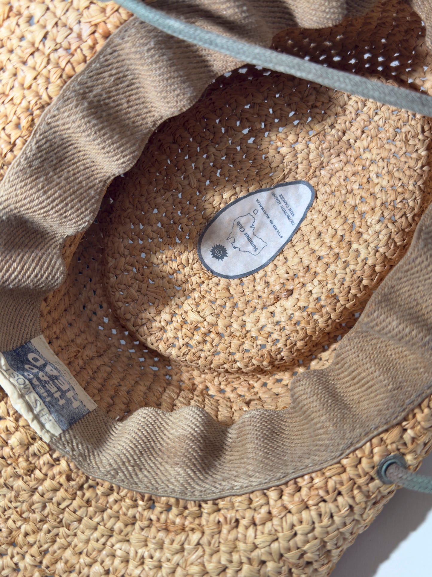 Straw Summer Club Hat