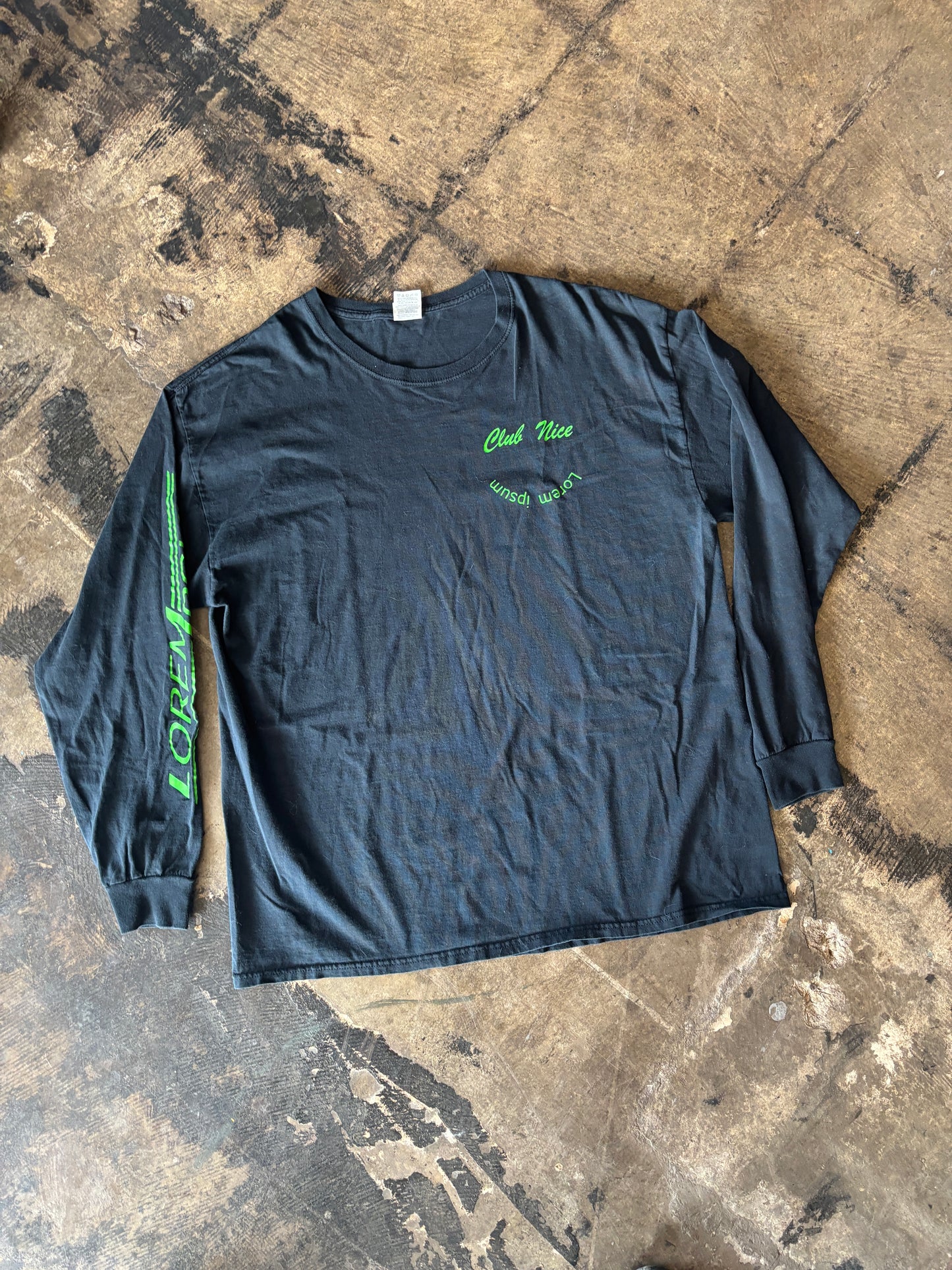Black Club Nice Long Sleeve Tee