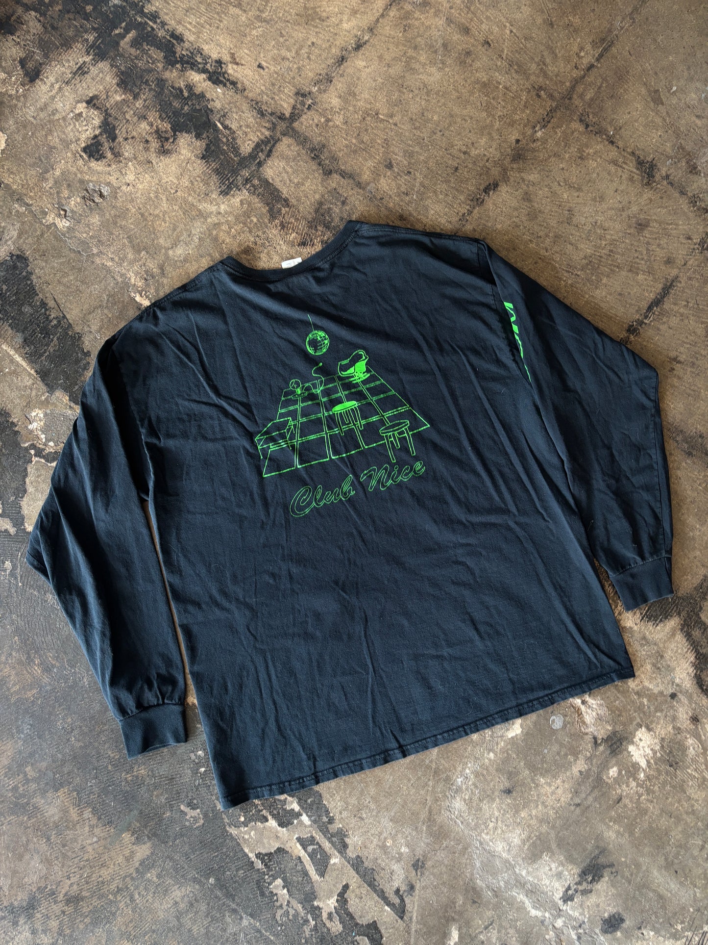 Black Club Nice Long Sleeve Tee