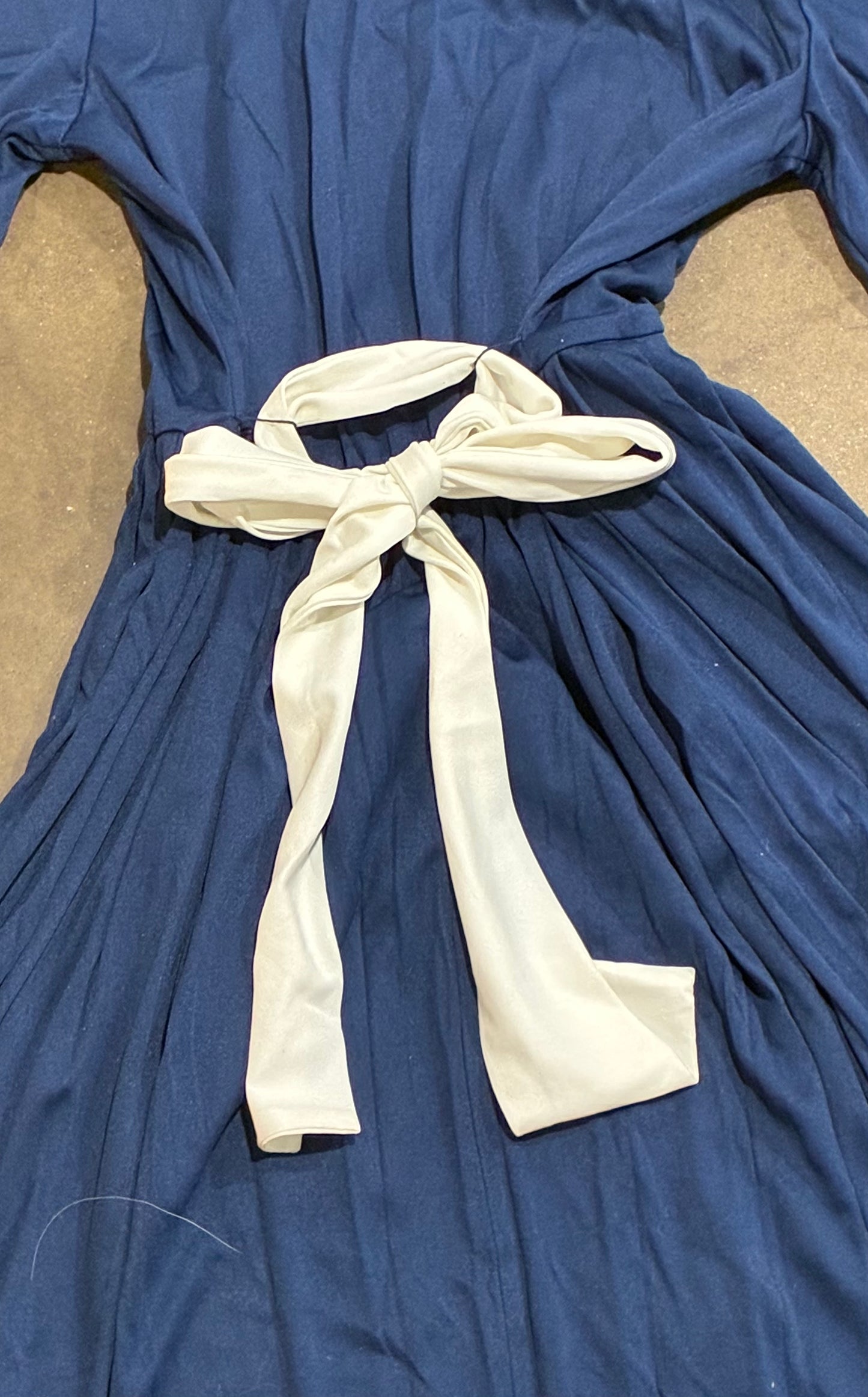 Blue + White Uniform Dress