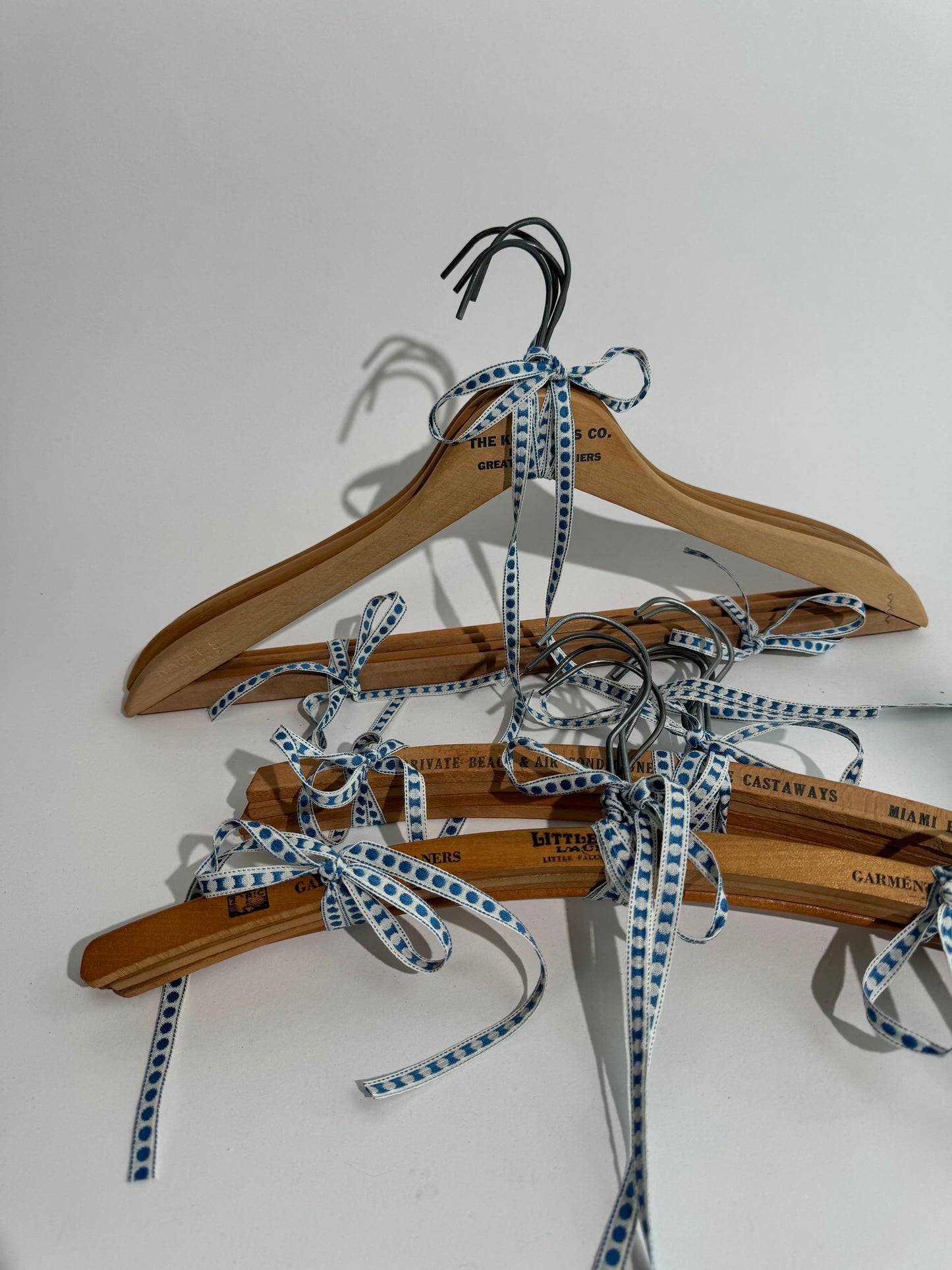 Antique Printed Wood Hangers