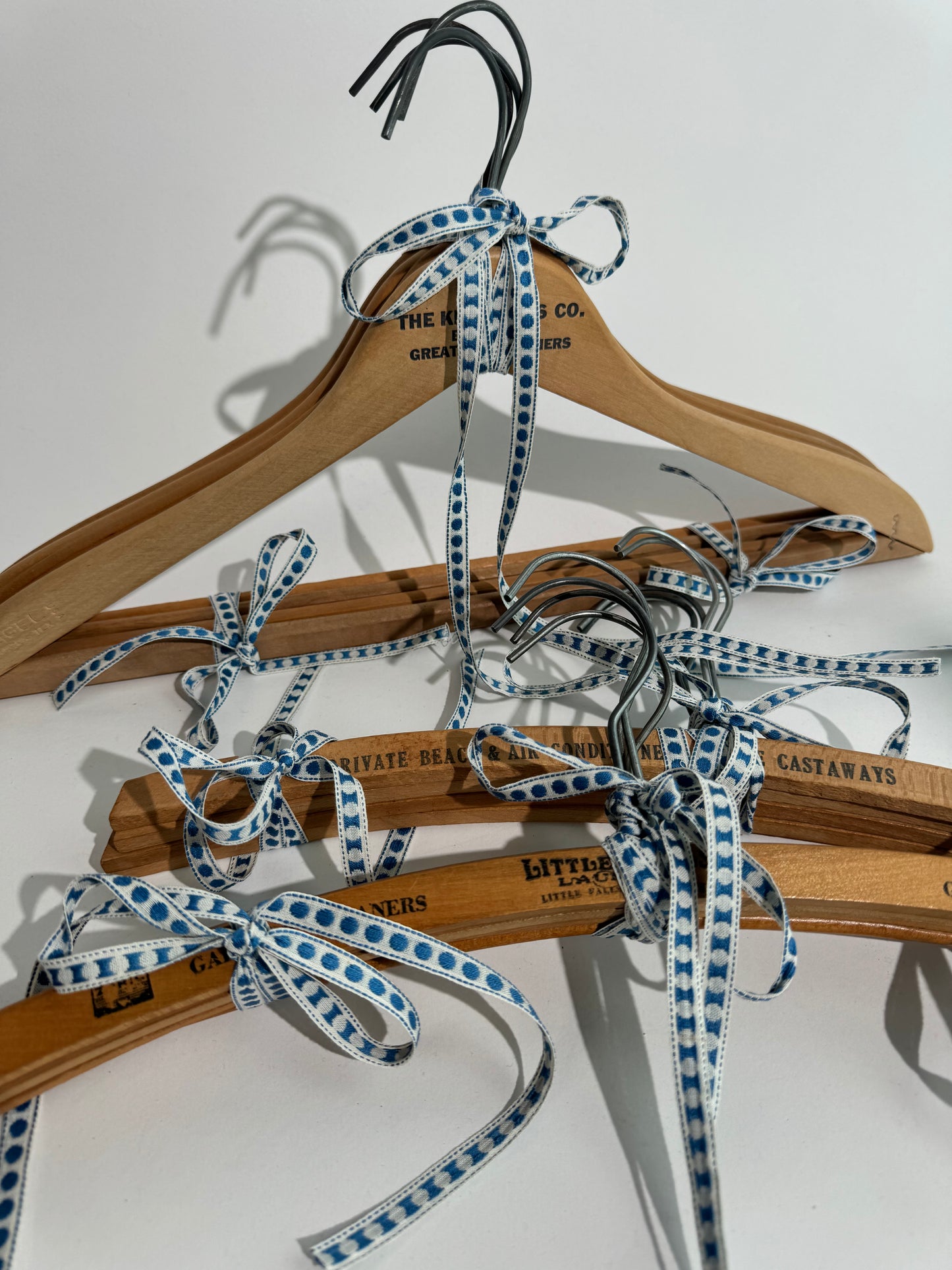 Antique Printed Wood Hangers