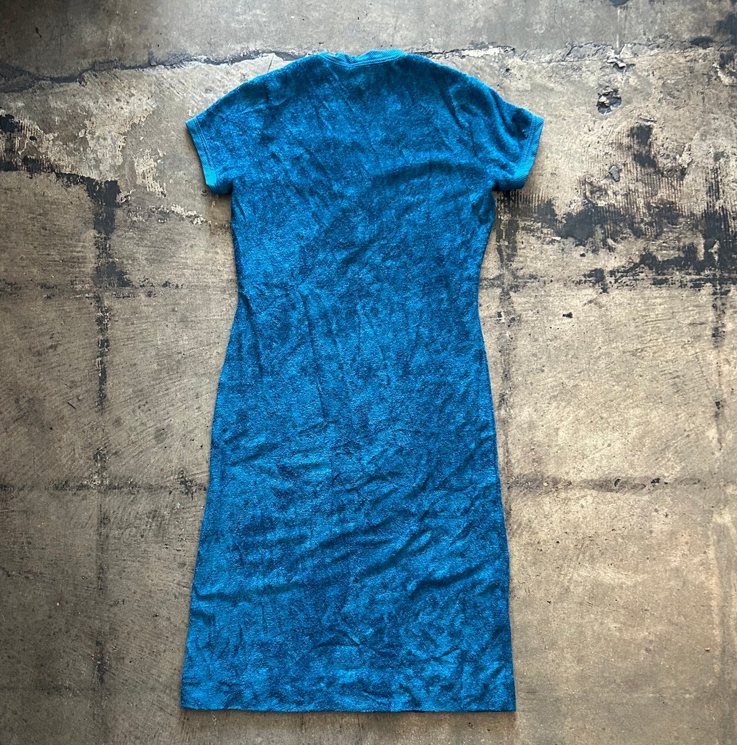 Terry Cloth Midi Dress