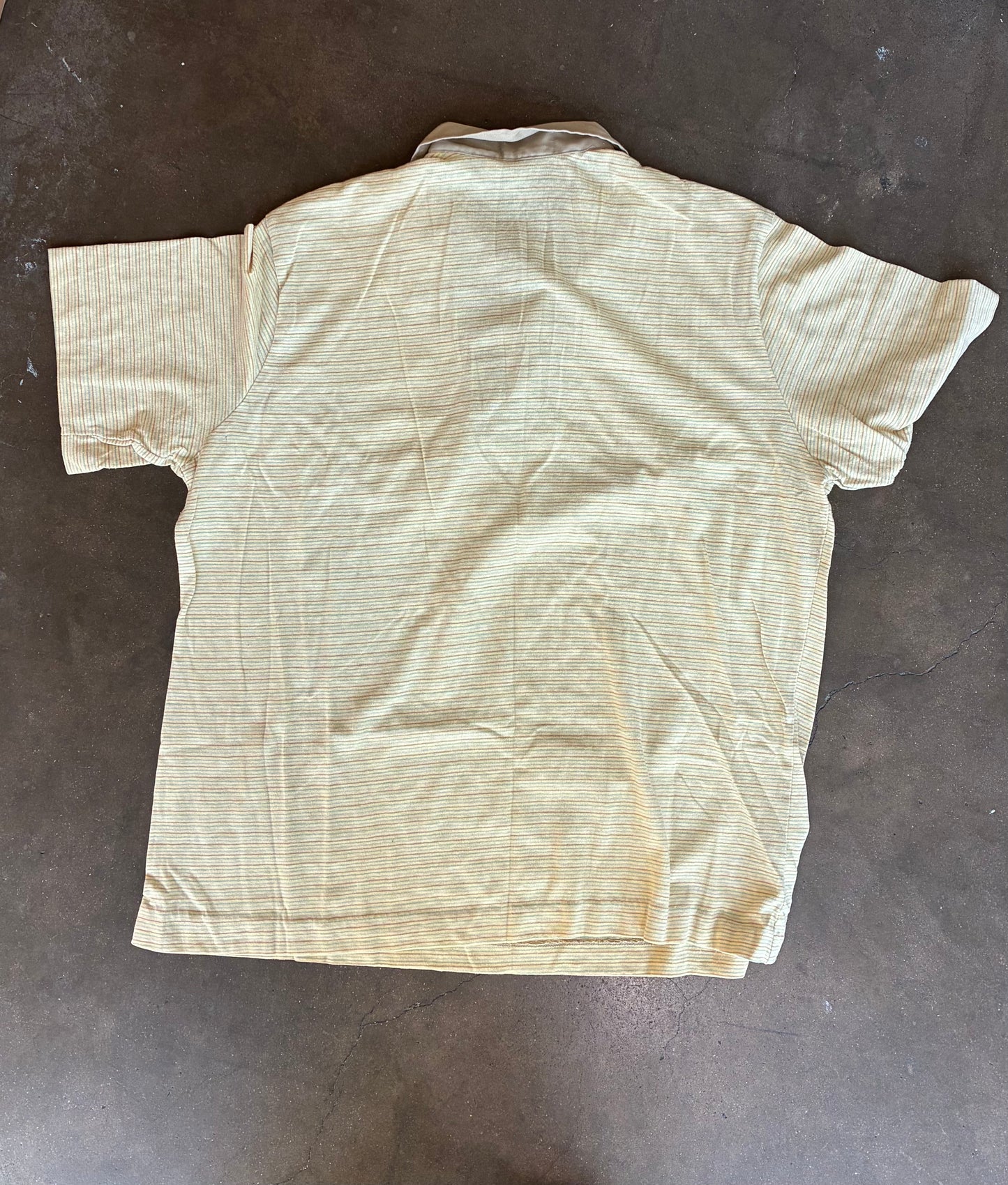 Yellow Striped Endless Summer Polo
