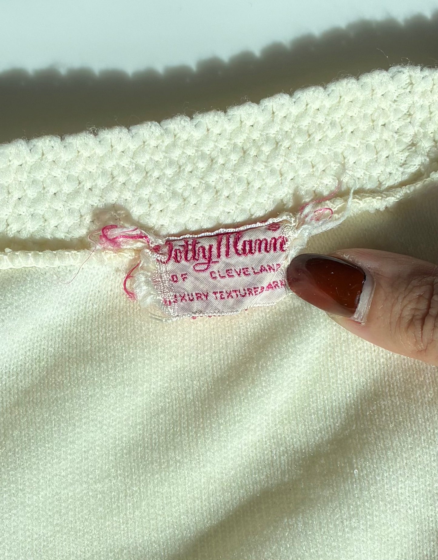 "Dotty Mann" Pale Yellow Vest