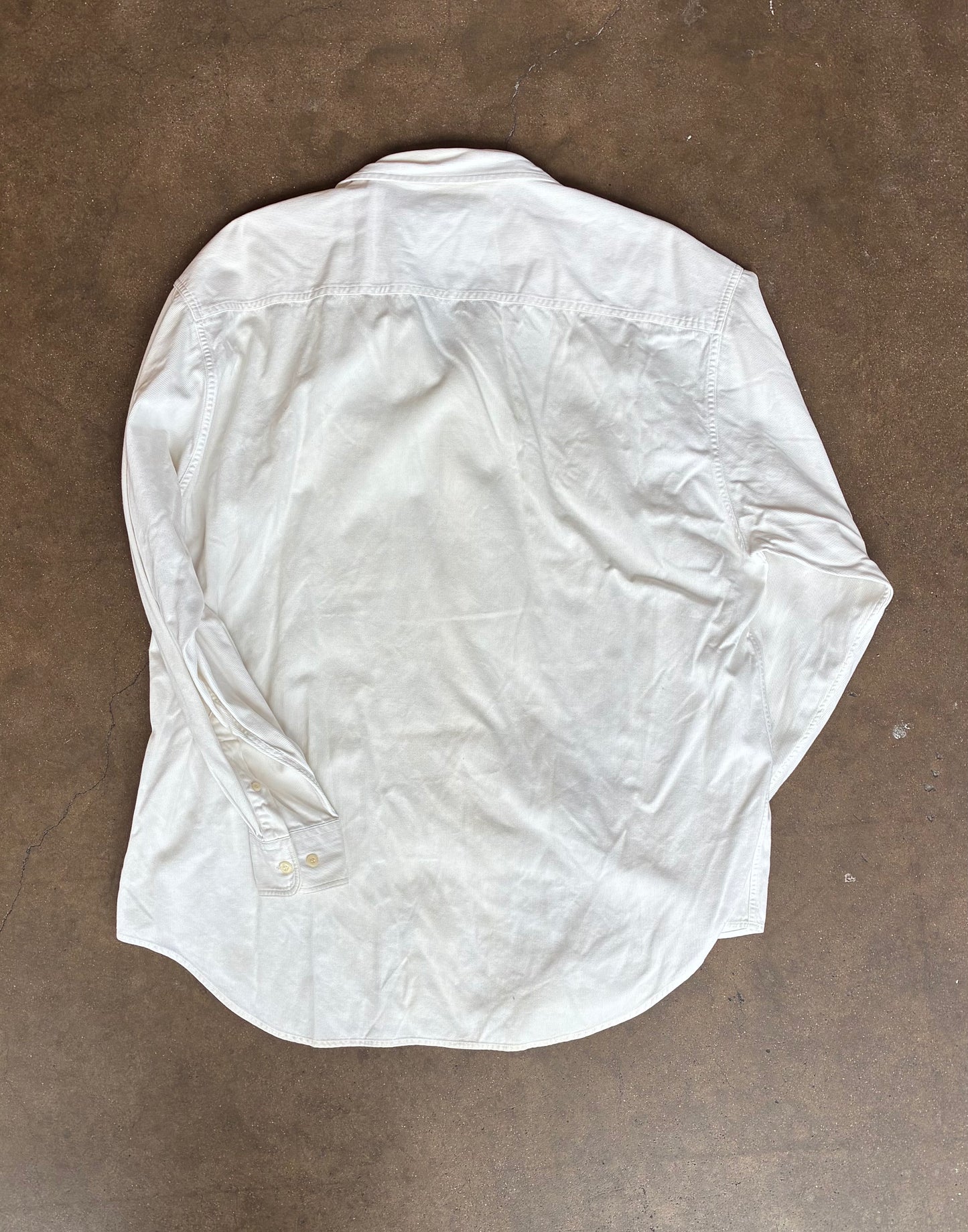 White Gap Button Up