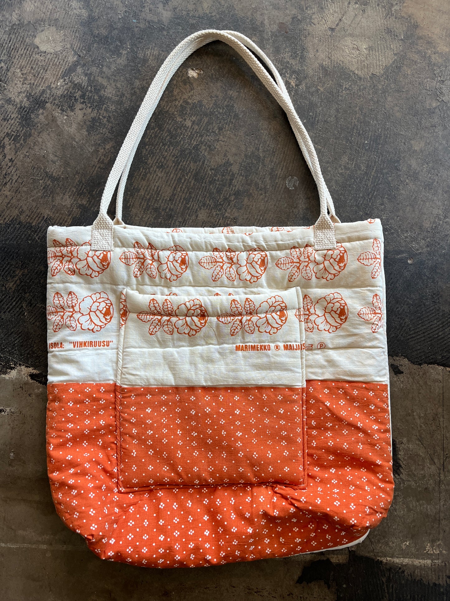 Psychic Outlaw Handmade Patterned Quilt Tote Bag