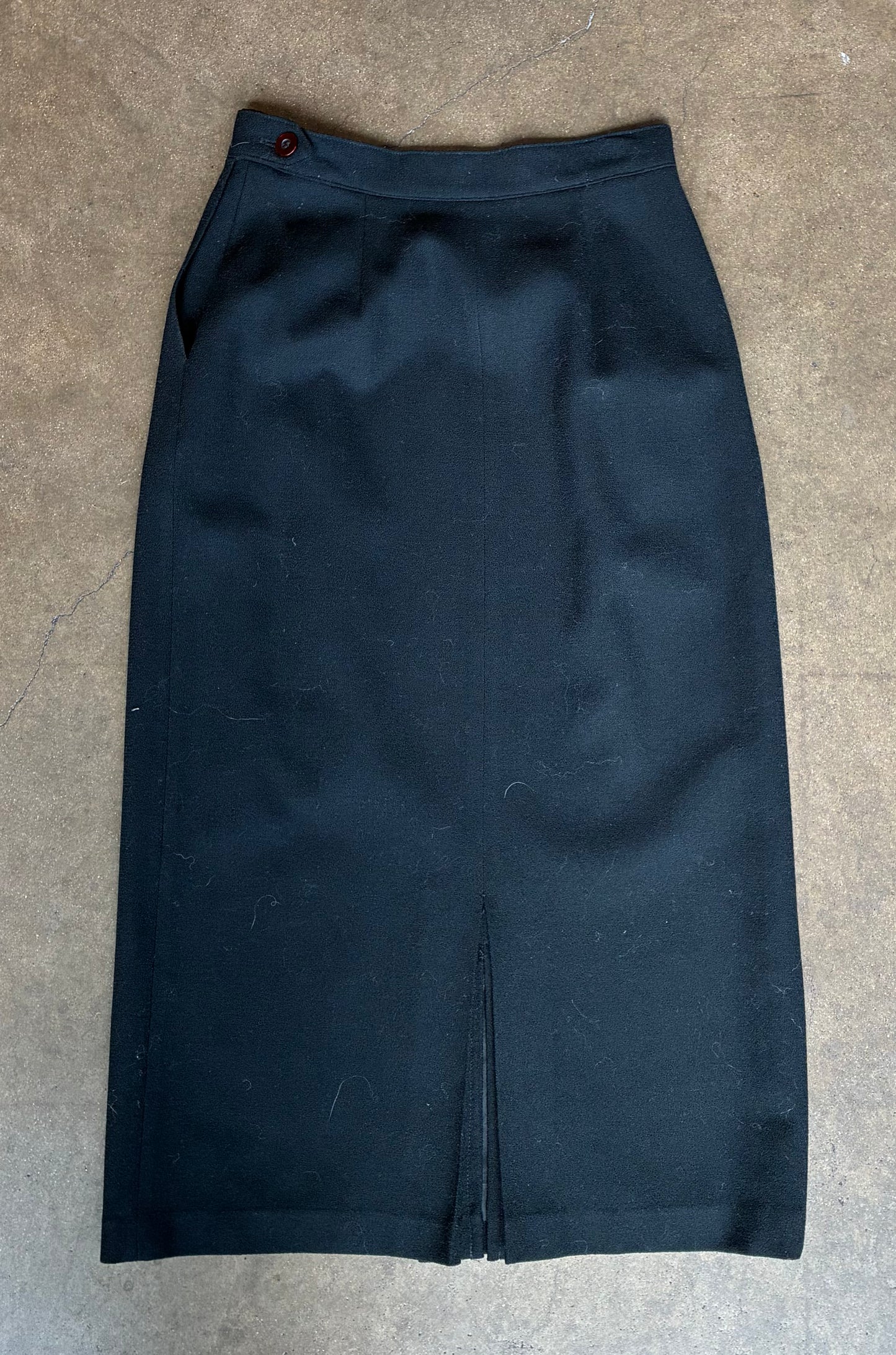 Black Pencil Maxi Skirt