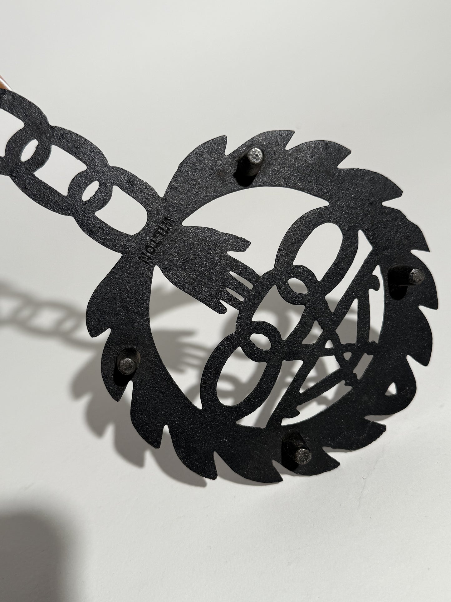 Iron Oddfellows Pot Holder