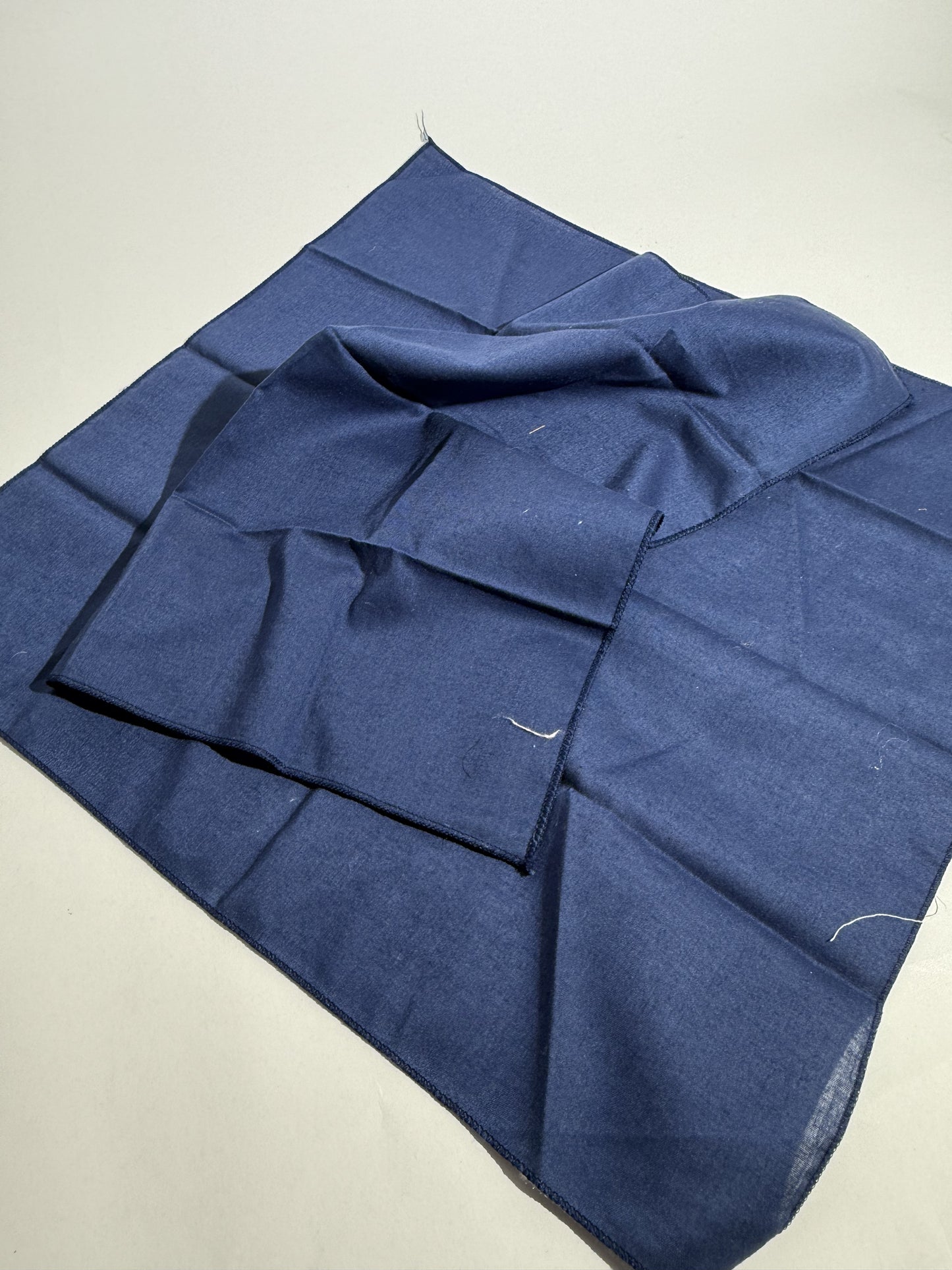 Navy Blue Handkerchief
