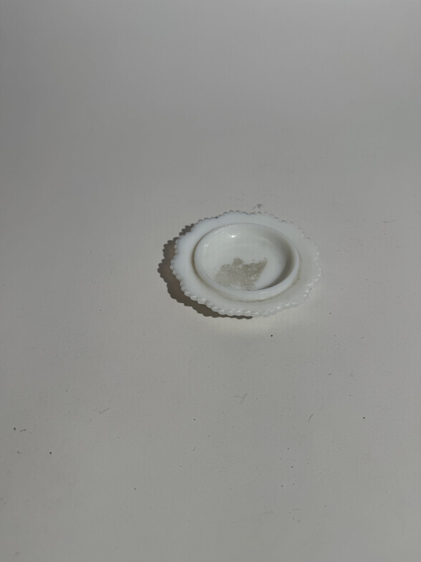 Small Milk Glass Trinket Dish