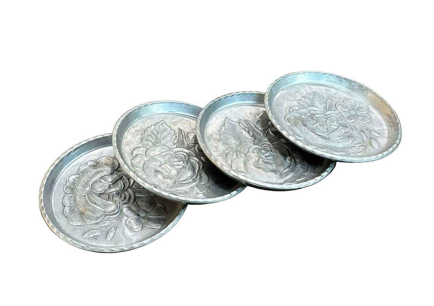Floral Aluminum Coasters