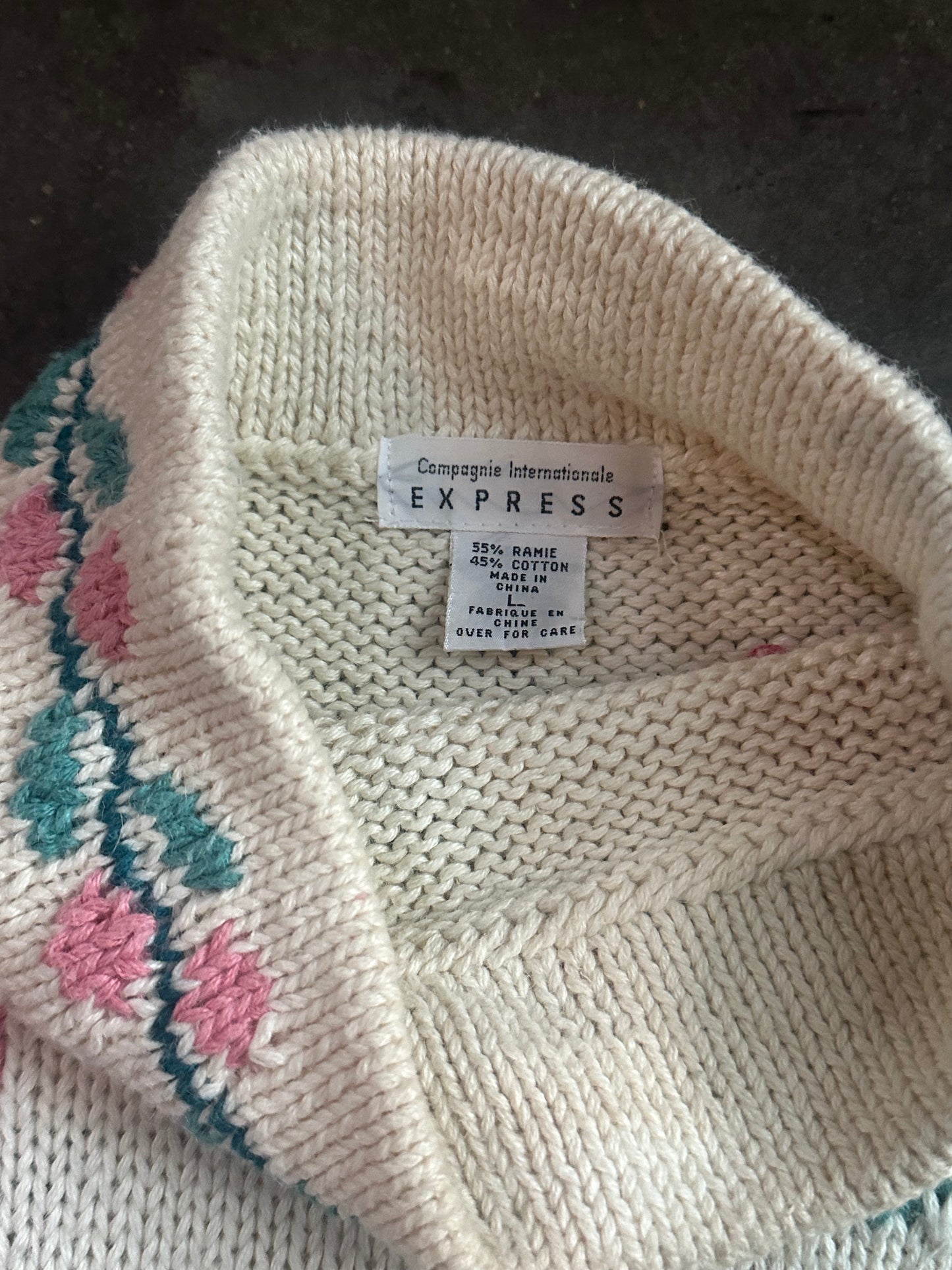 Rose Knit Sweater