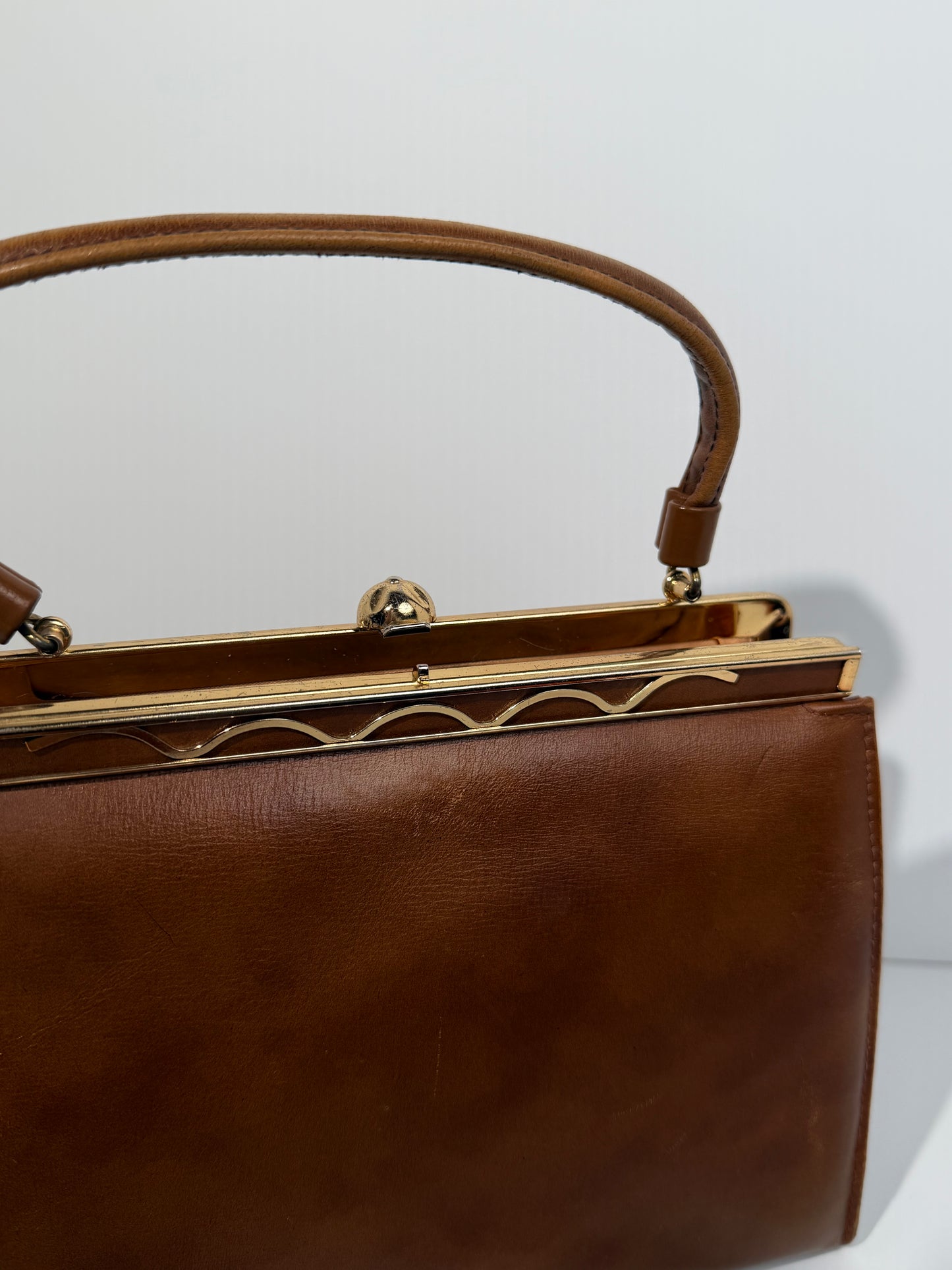 Light Brown Leather Pocketbook