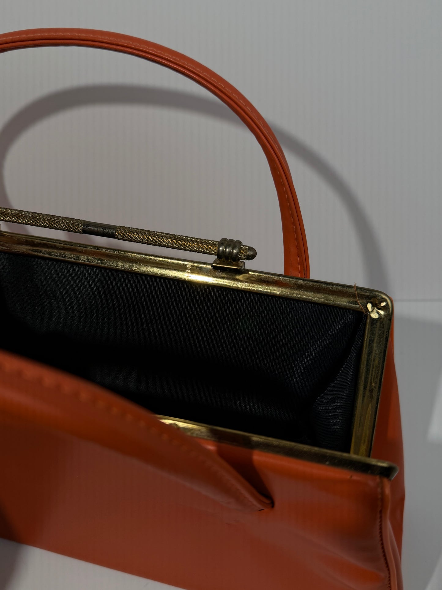 Orange Top Snap Purse