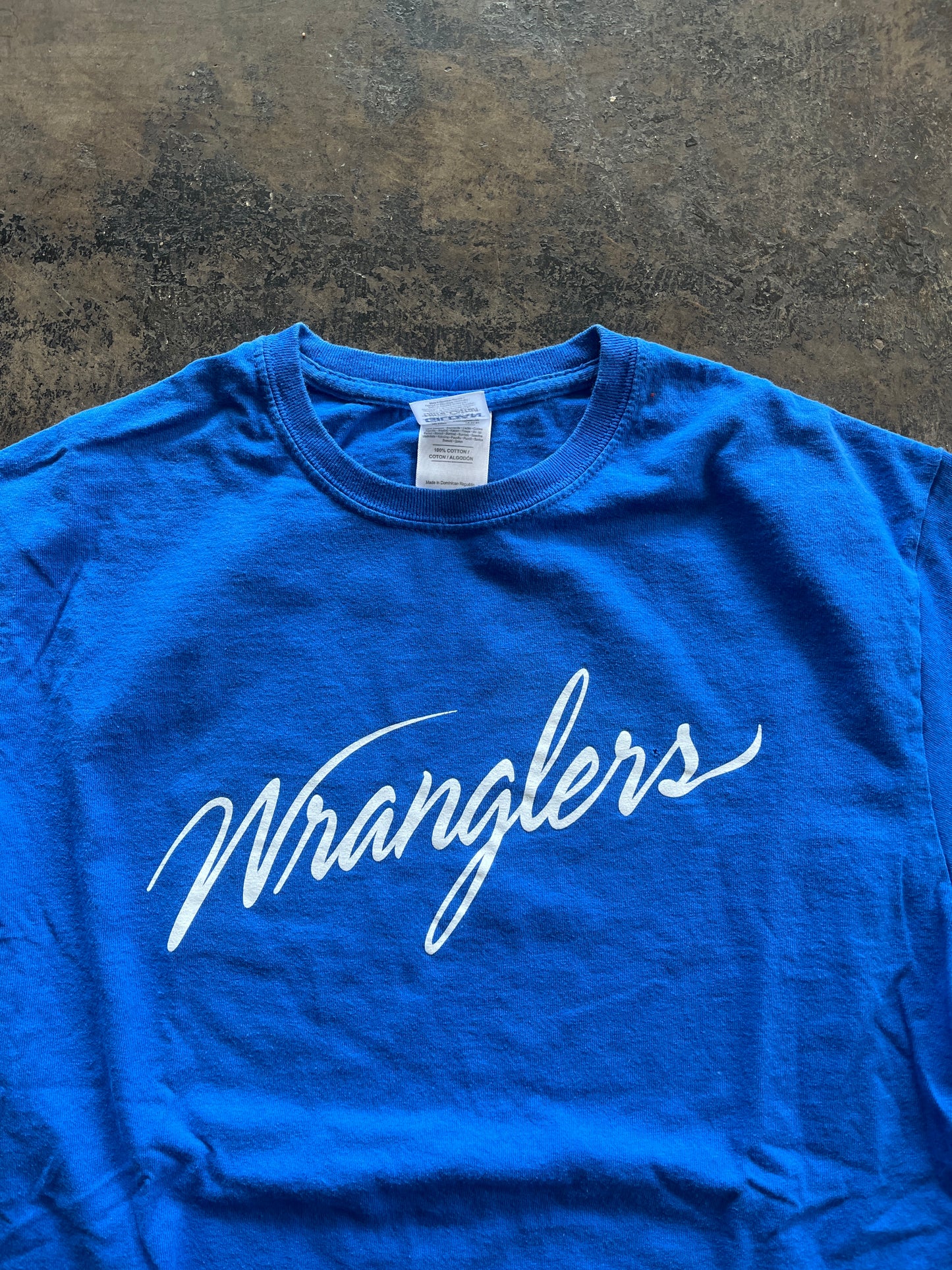 Vintage Blue Wrangler Tee