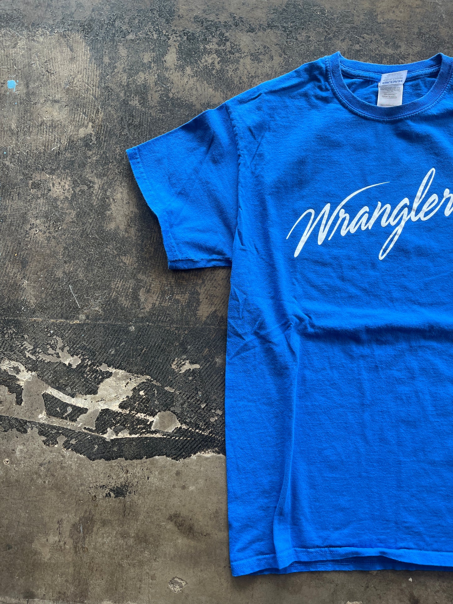 Vintage Blue Wrangler Tee