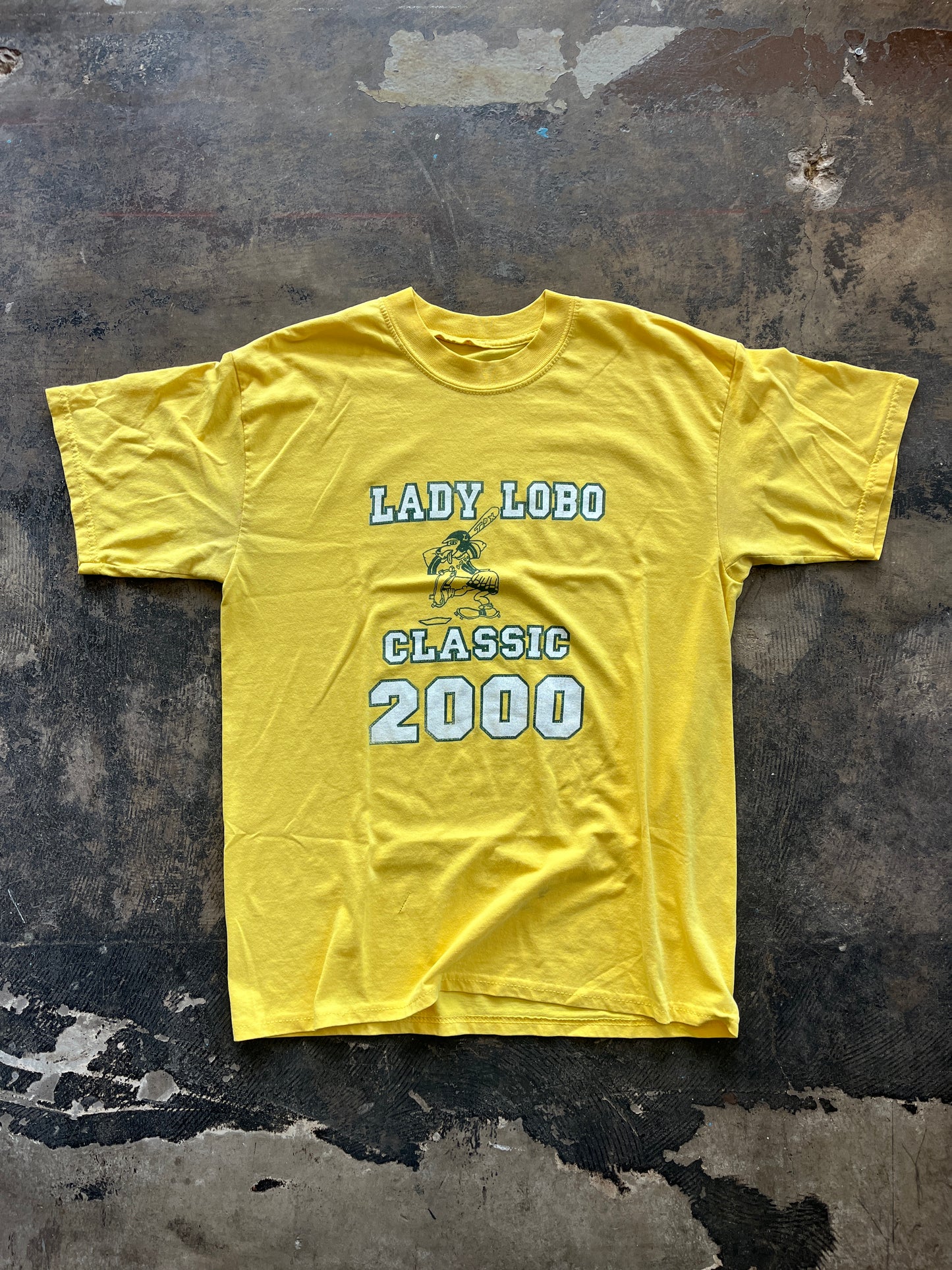 Yellow Lady Lobo Classic 2000 Tee