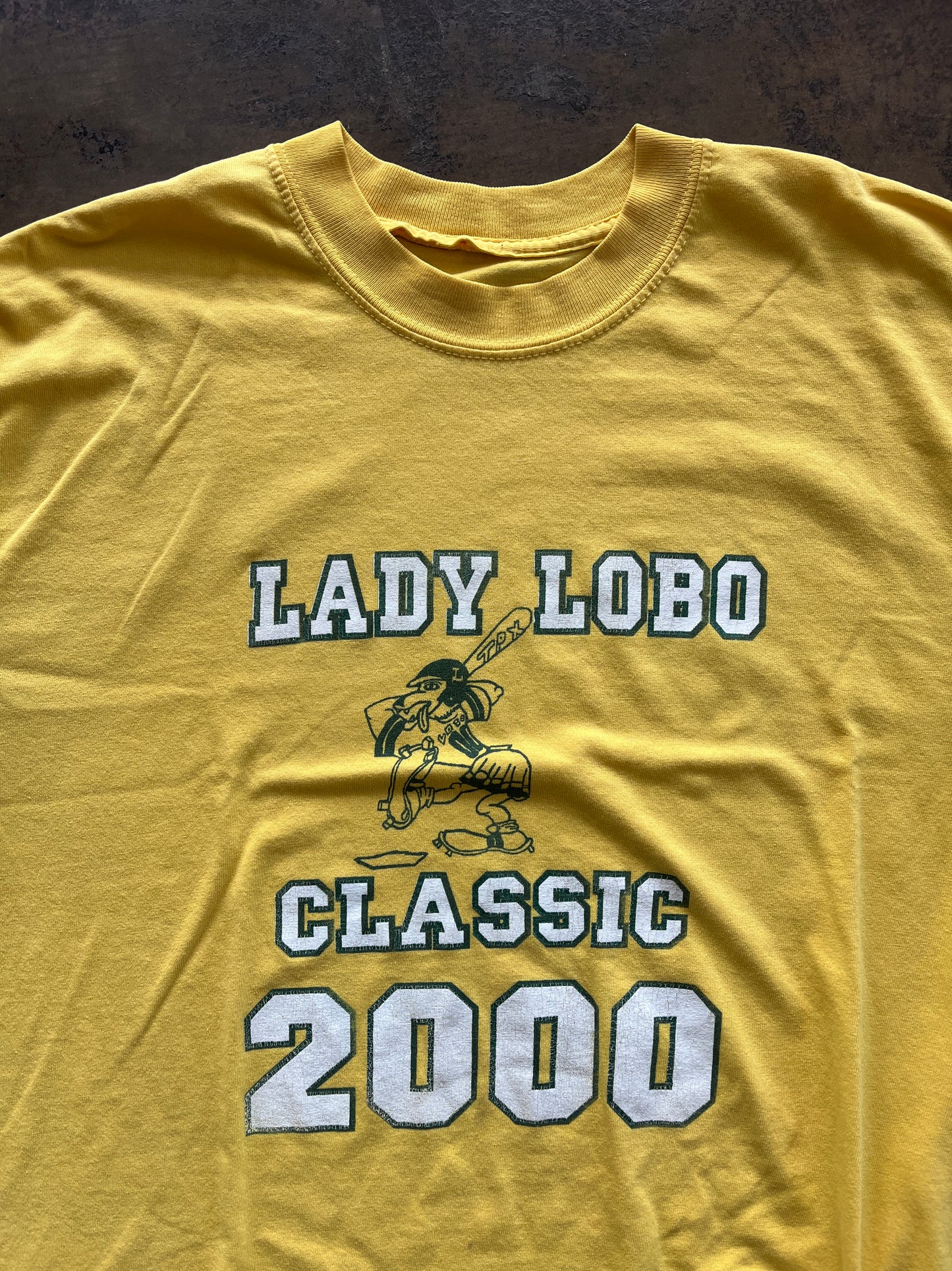 Yellow Lady Lobo Classic 2000 Tee
