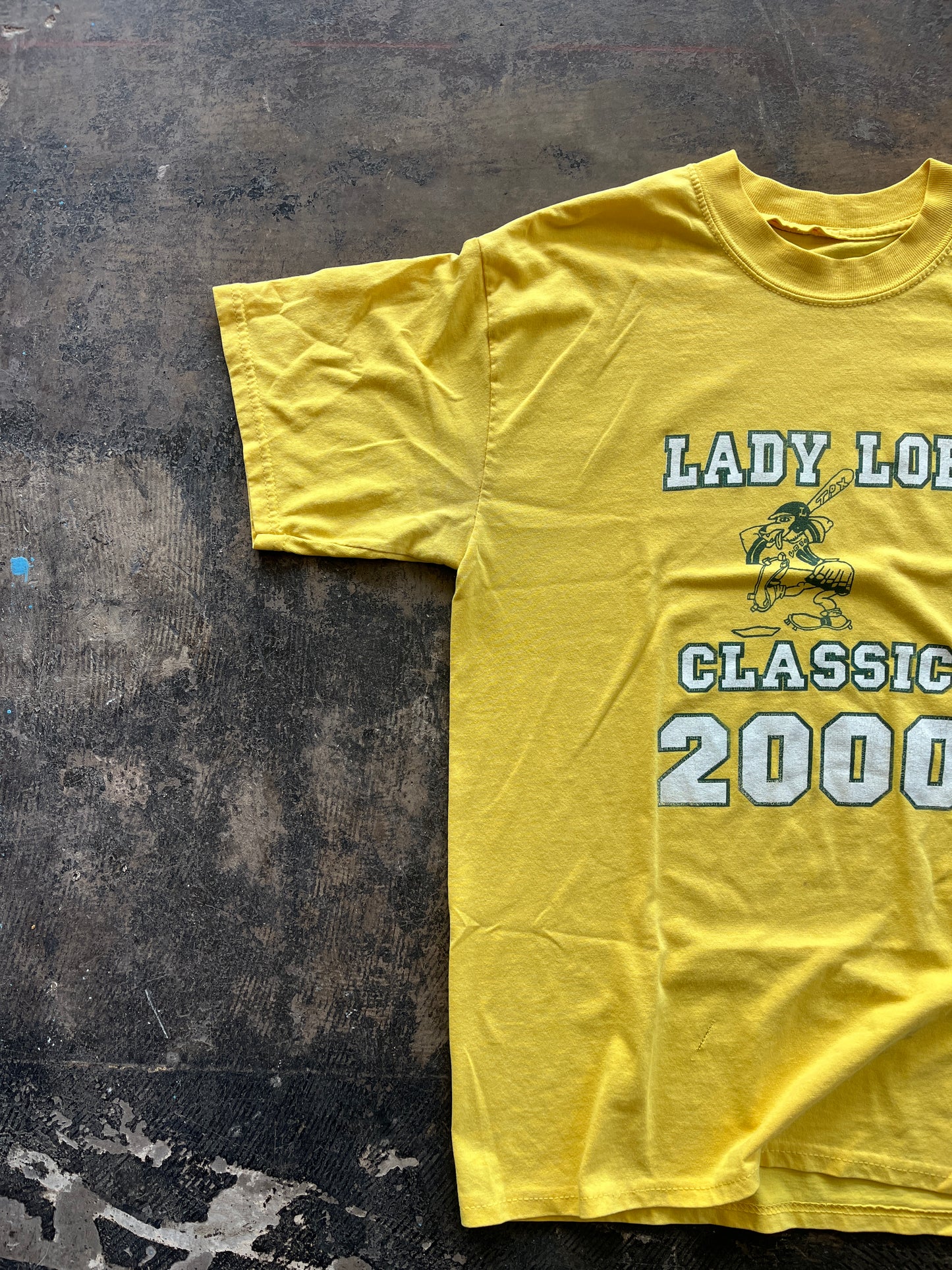 Yellow Lady Lobo Classic 2000 Tee