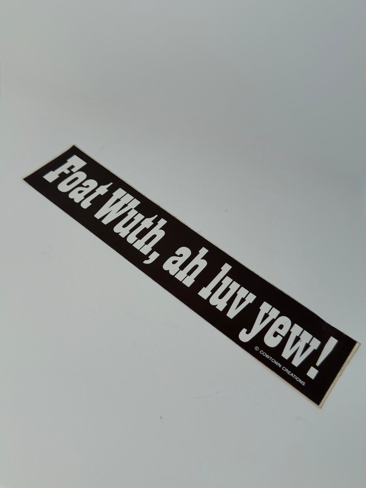 Brown Foat Wuth Large Bumper Sticker