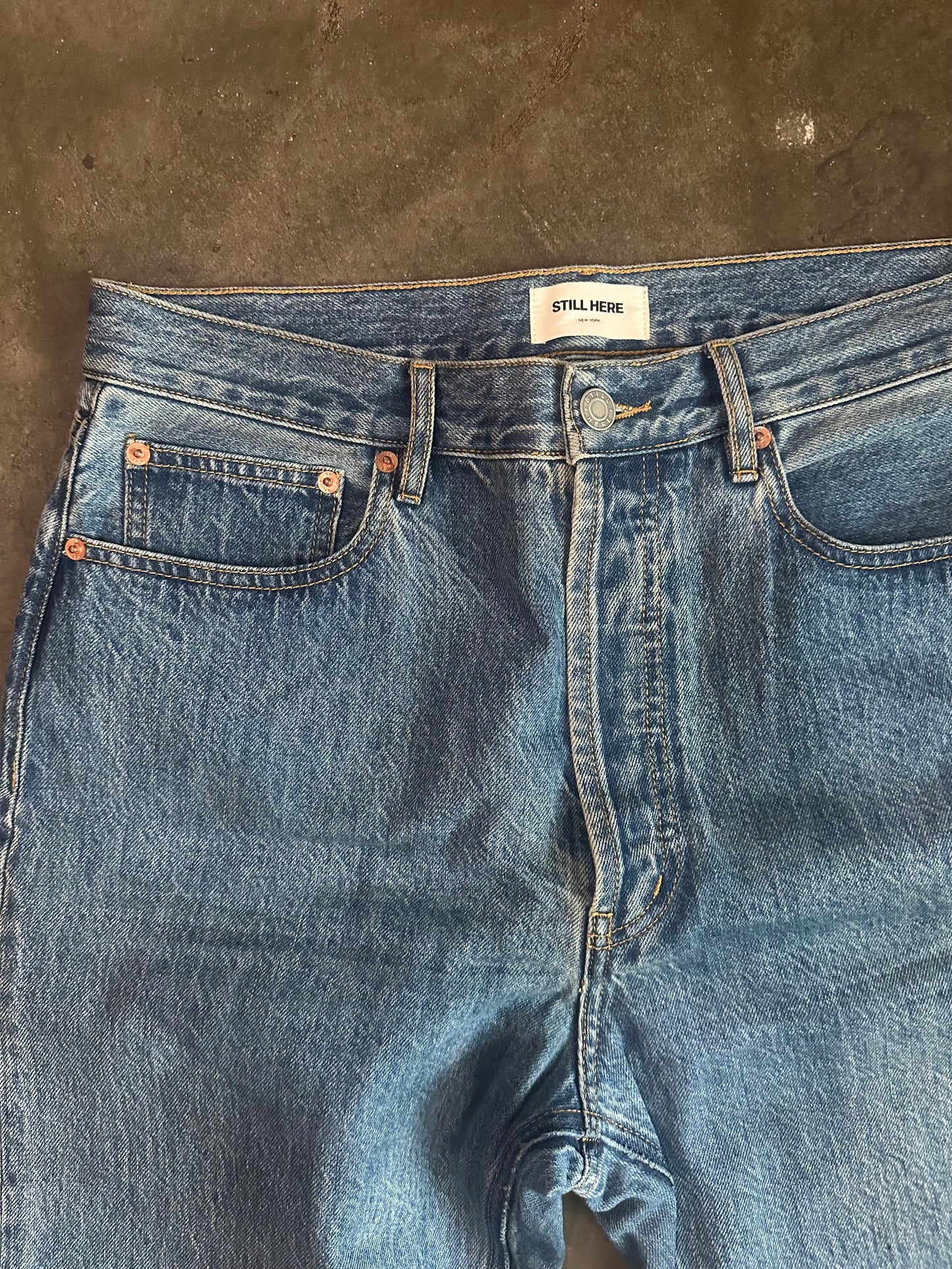 Still Here Cowgirl Cut Denim Jeans