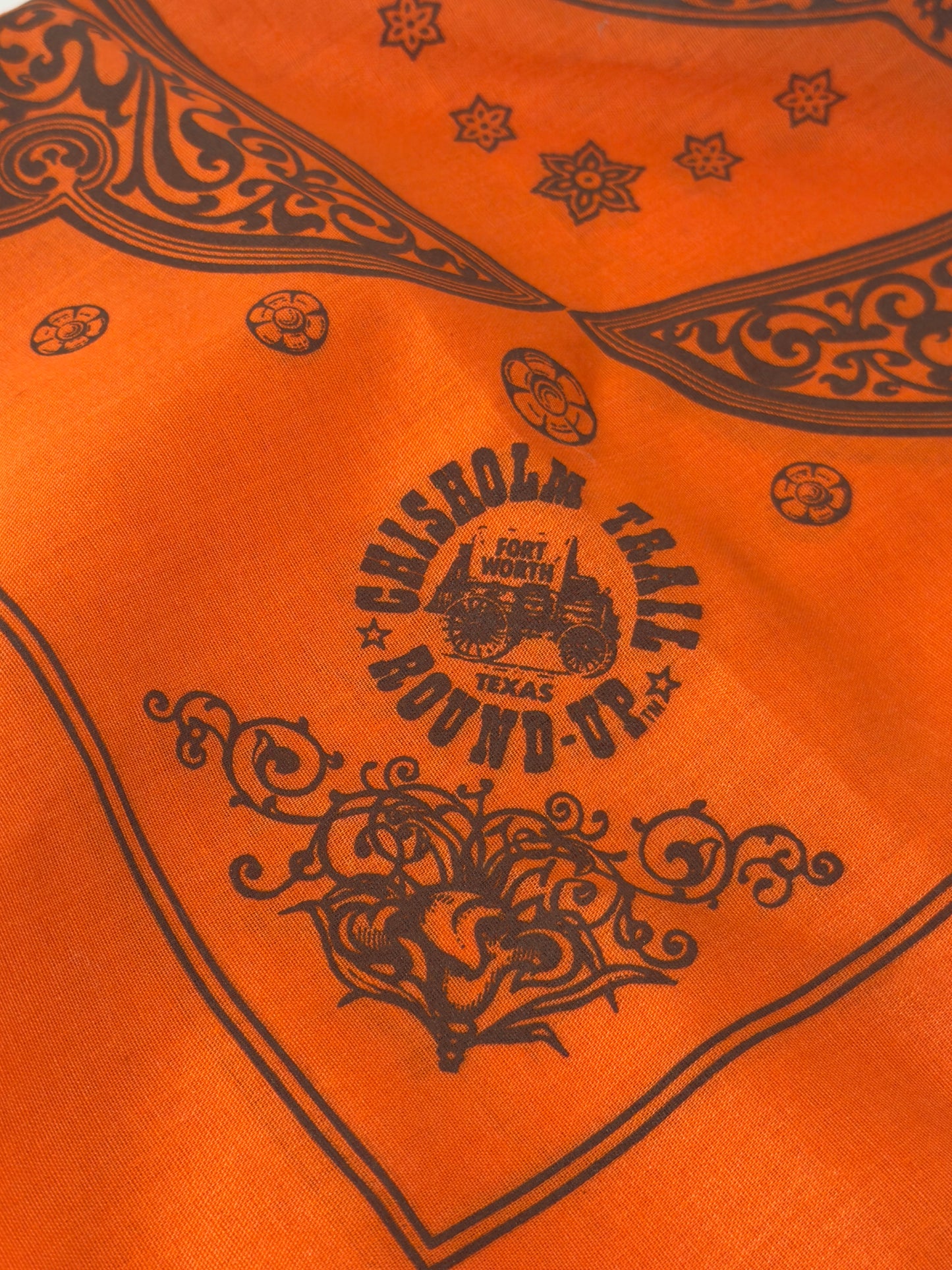 Orange Chisholm Trail Bandana