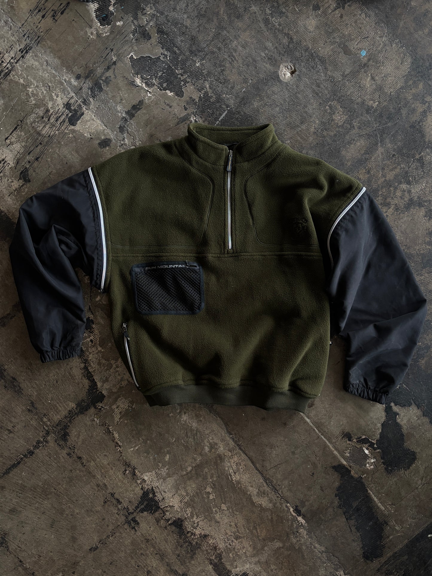 Sun Mountain Removable Sleeve Green Fleece