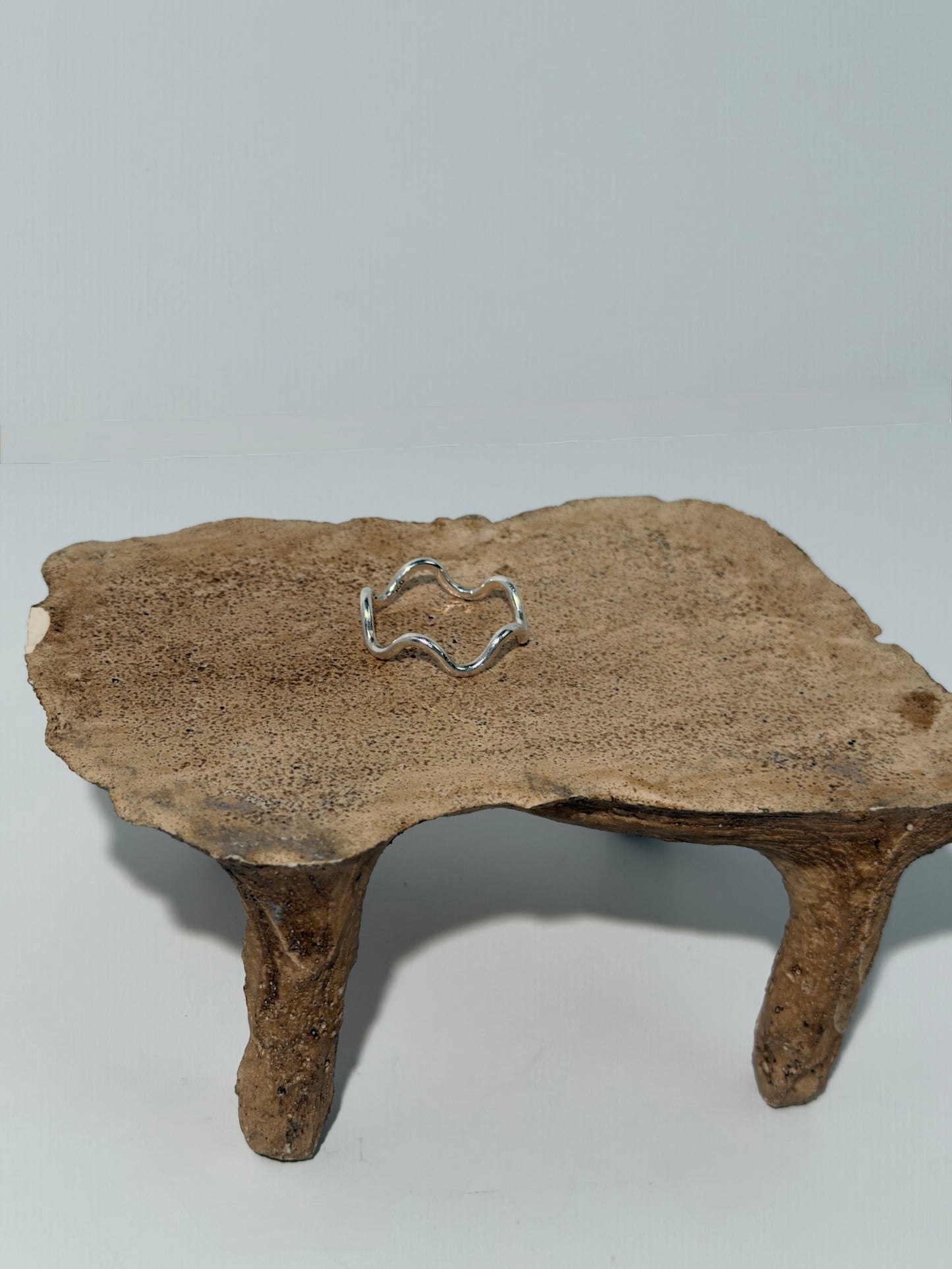 Wavy Silver Ring