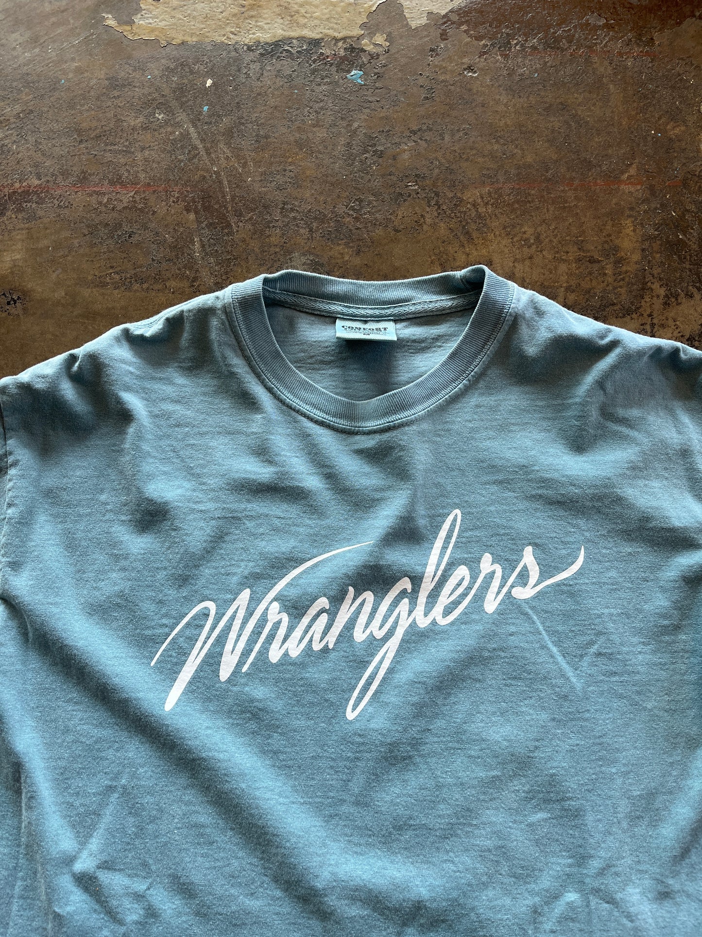 Sky Blue Wrangler Long Sleeve Tee