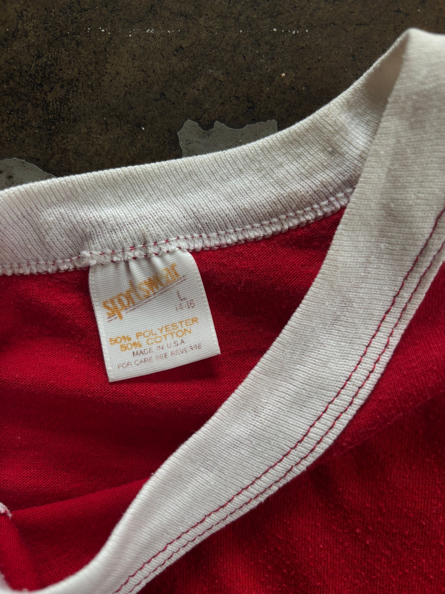 Red Southgate Elementary Ringer Tee