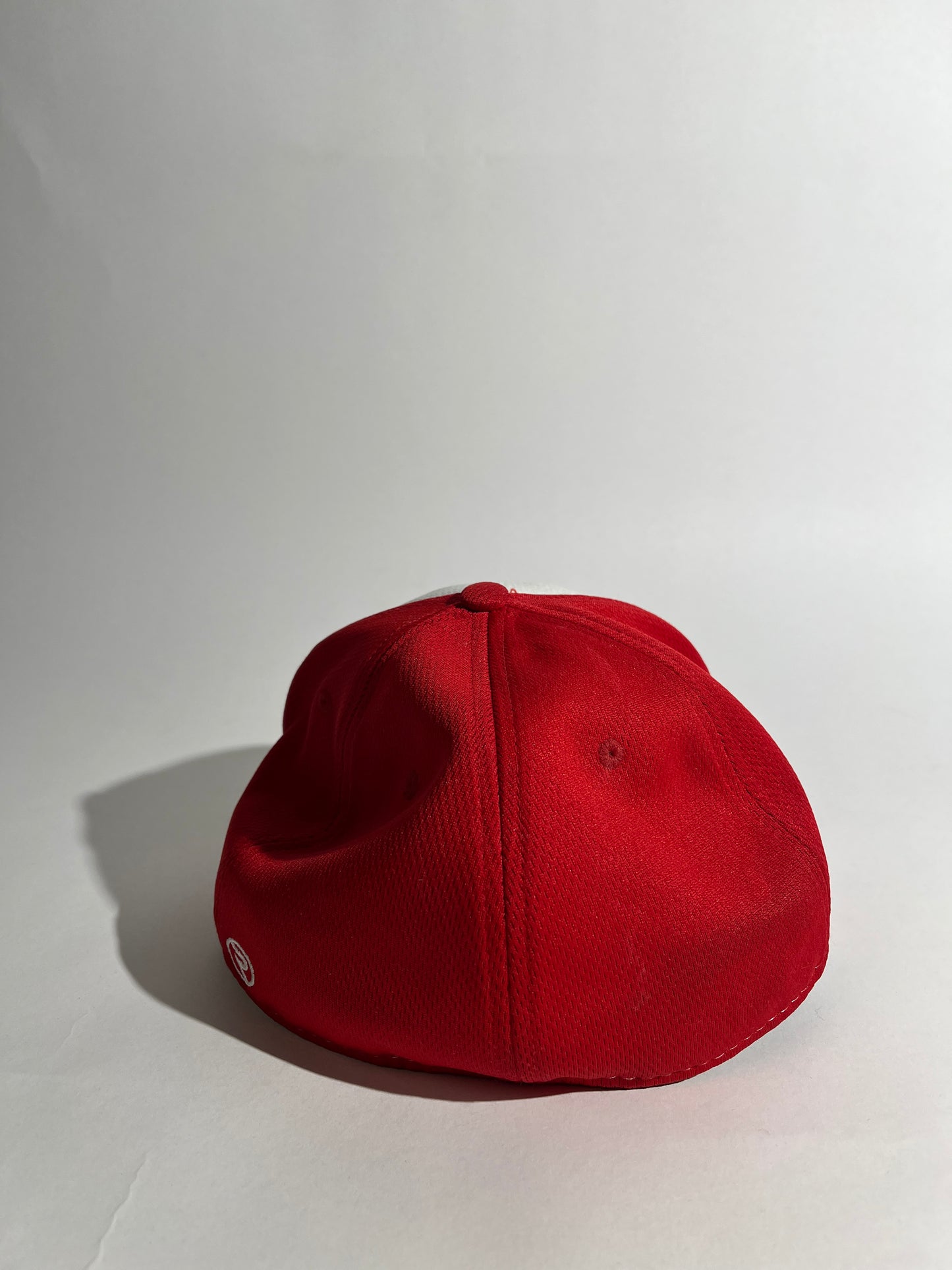 White + Red LH Fitted Hat