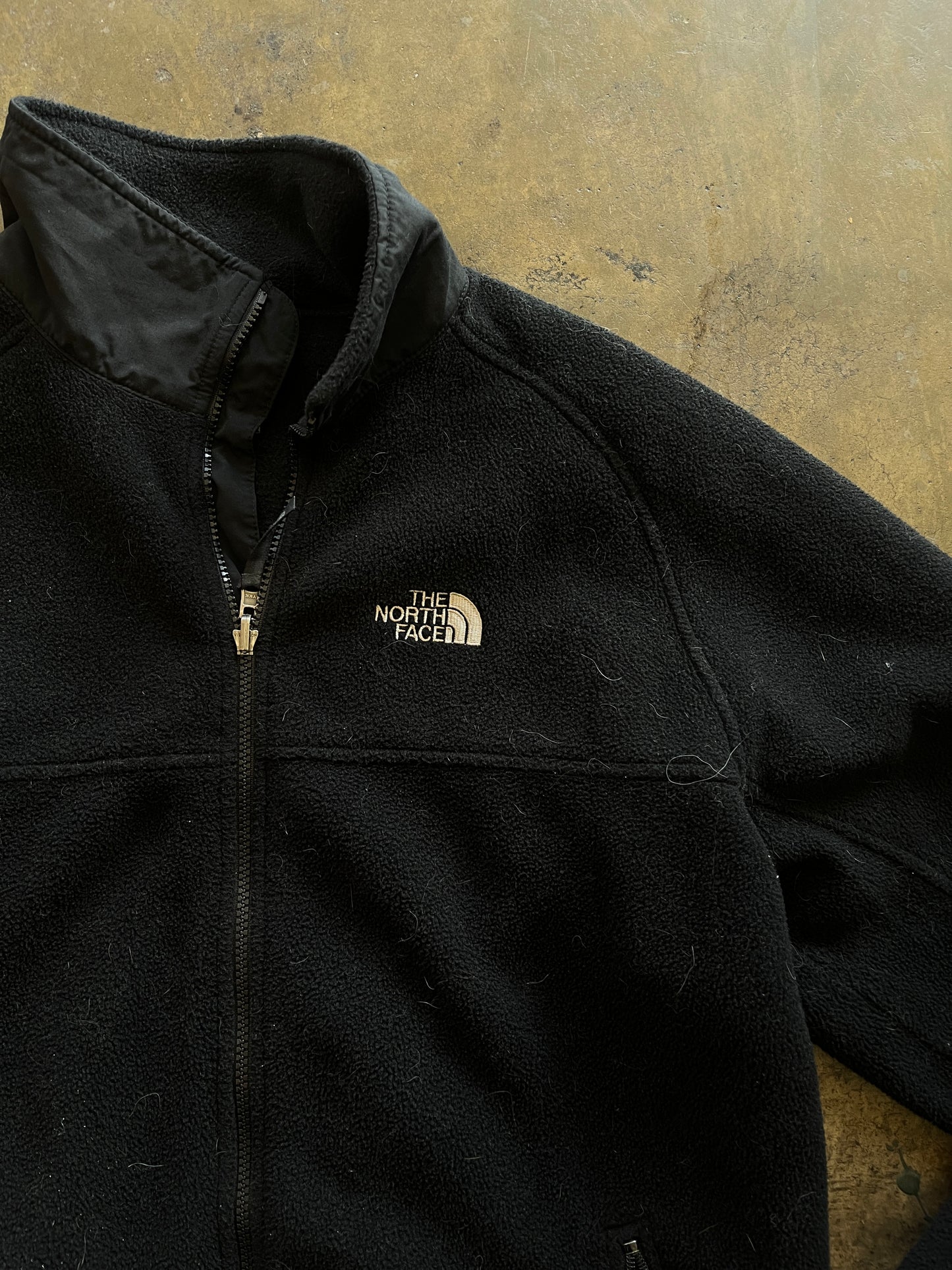 North Face Full Zip Black Fleece