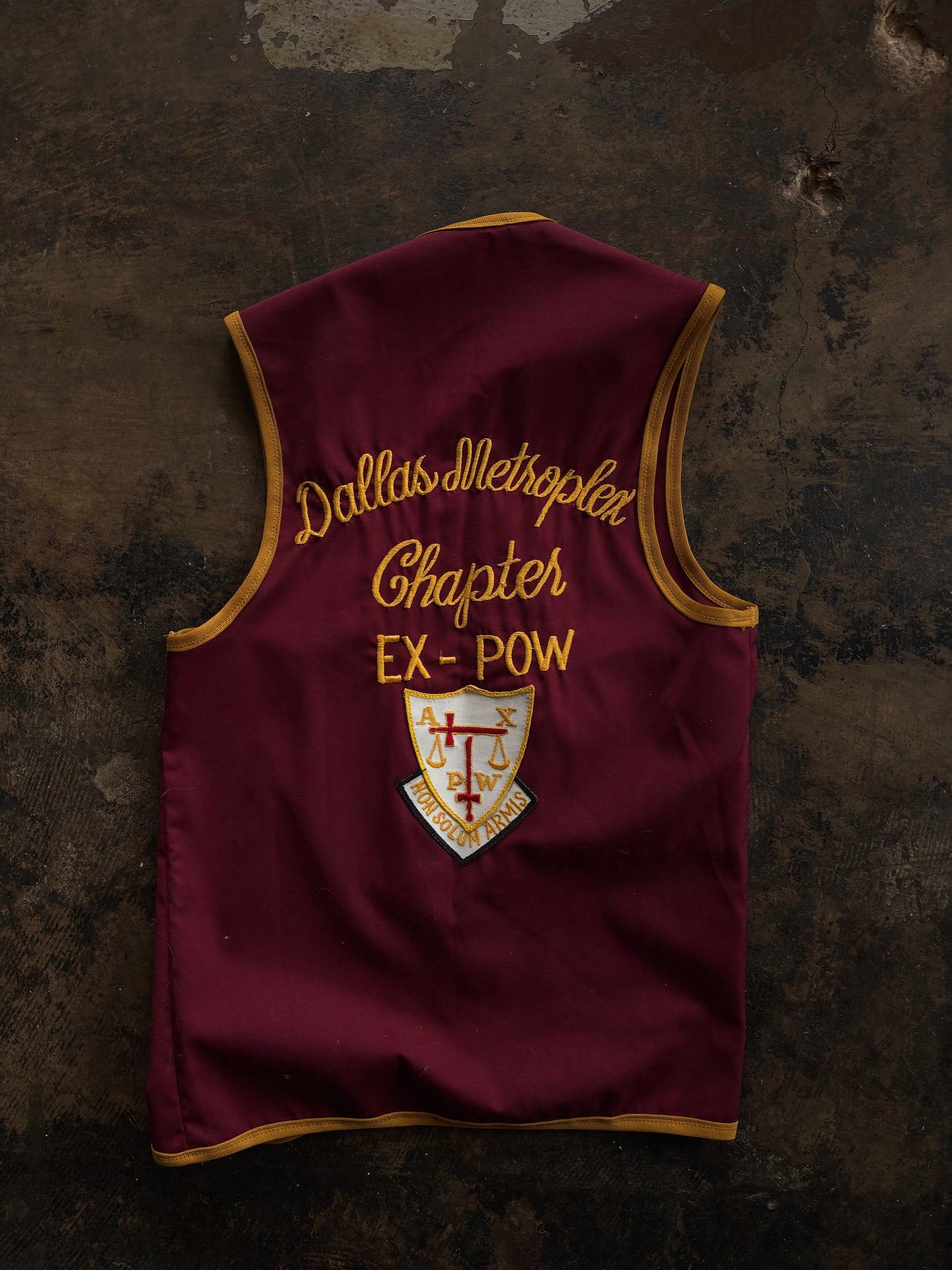 Maroon Dallas Club Vest