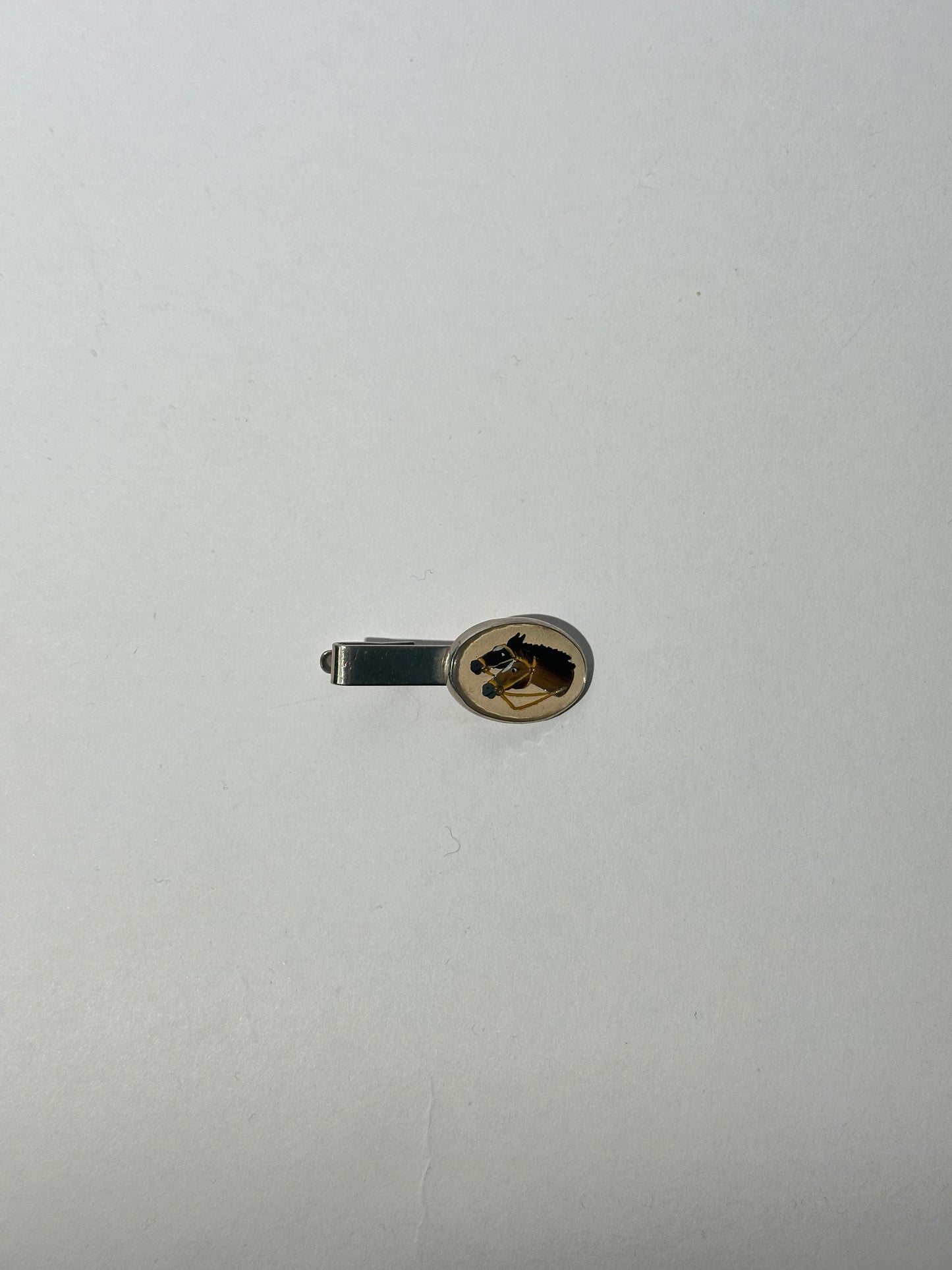 Double Horsehead Tie Clip