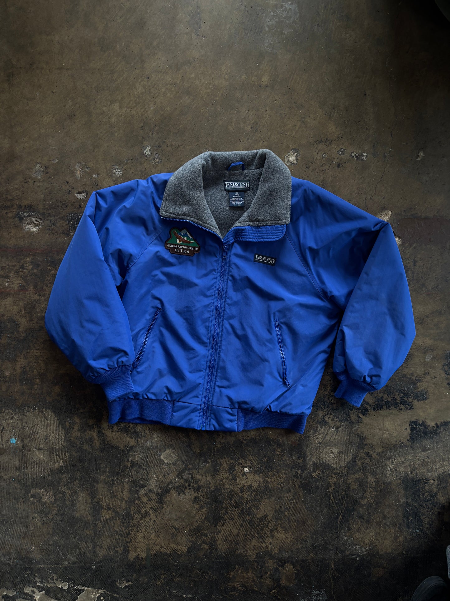 Land's End Blue Alaska Raptor Center Jacket
