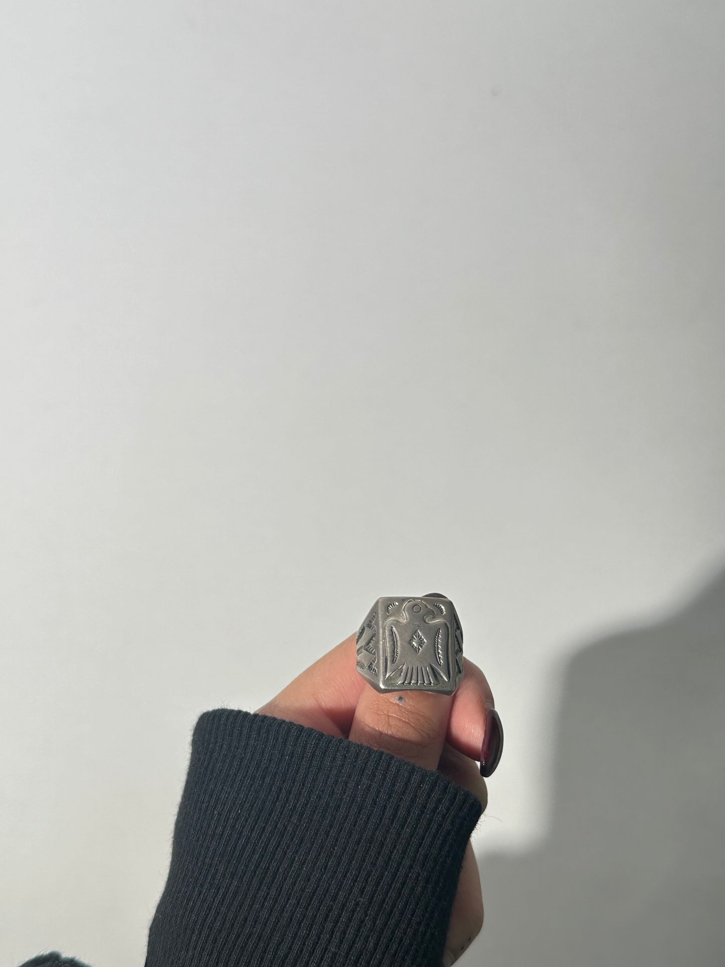 Bell Sterling Silver Bird Ring