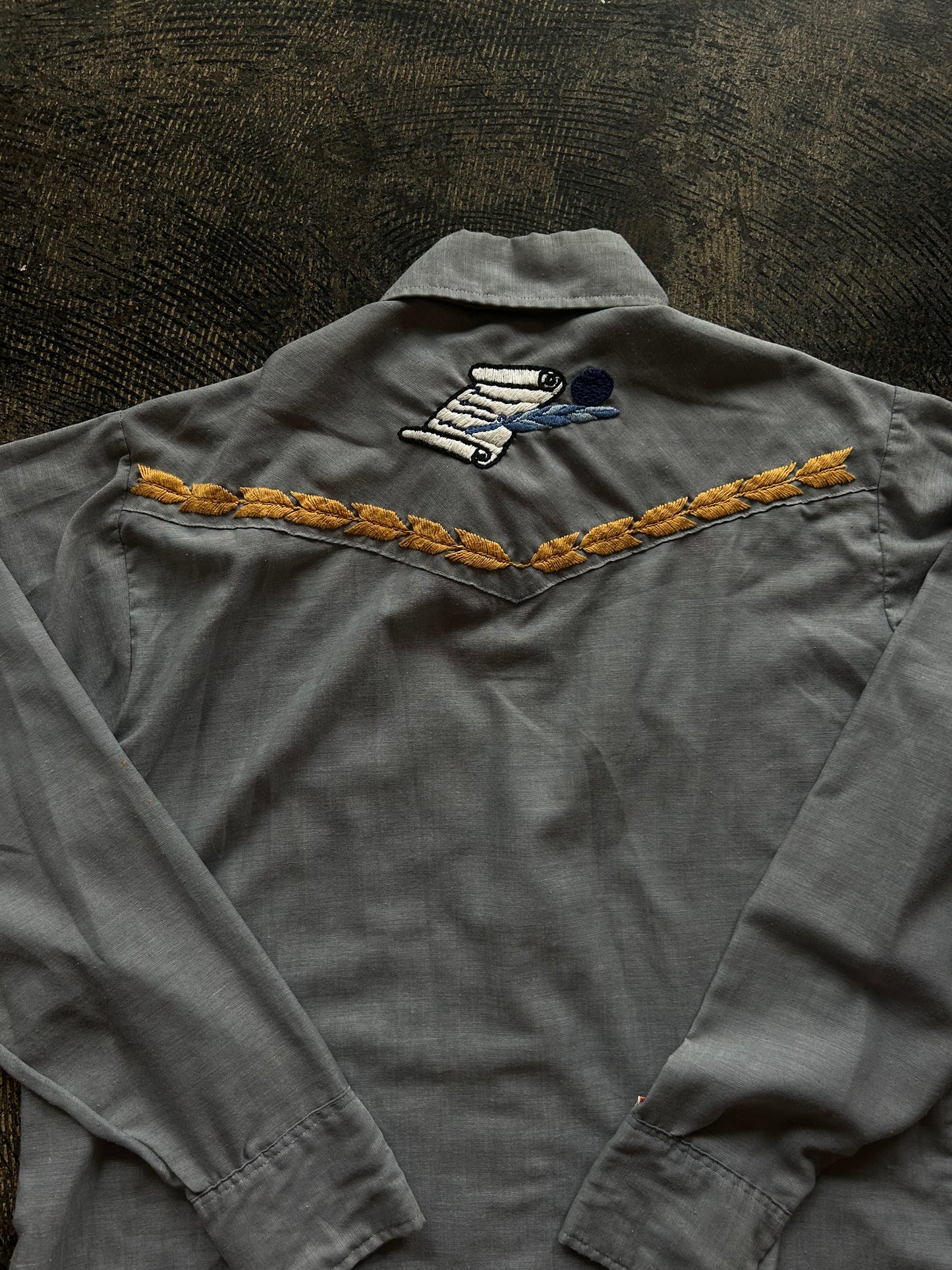 USA Embroidered Pearl Snap