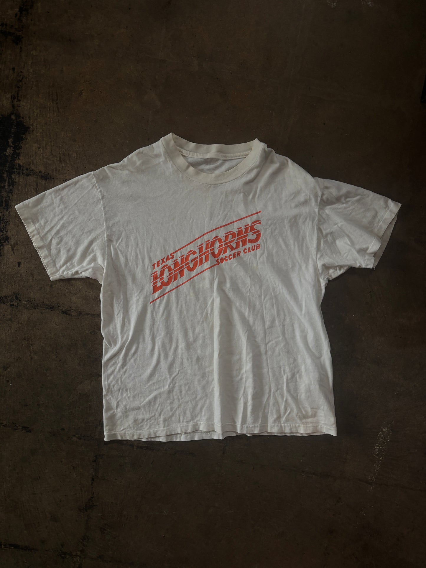 White Texas Soccer Club Tee