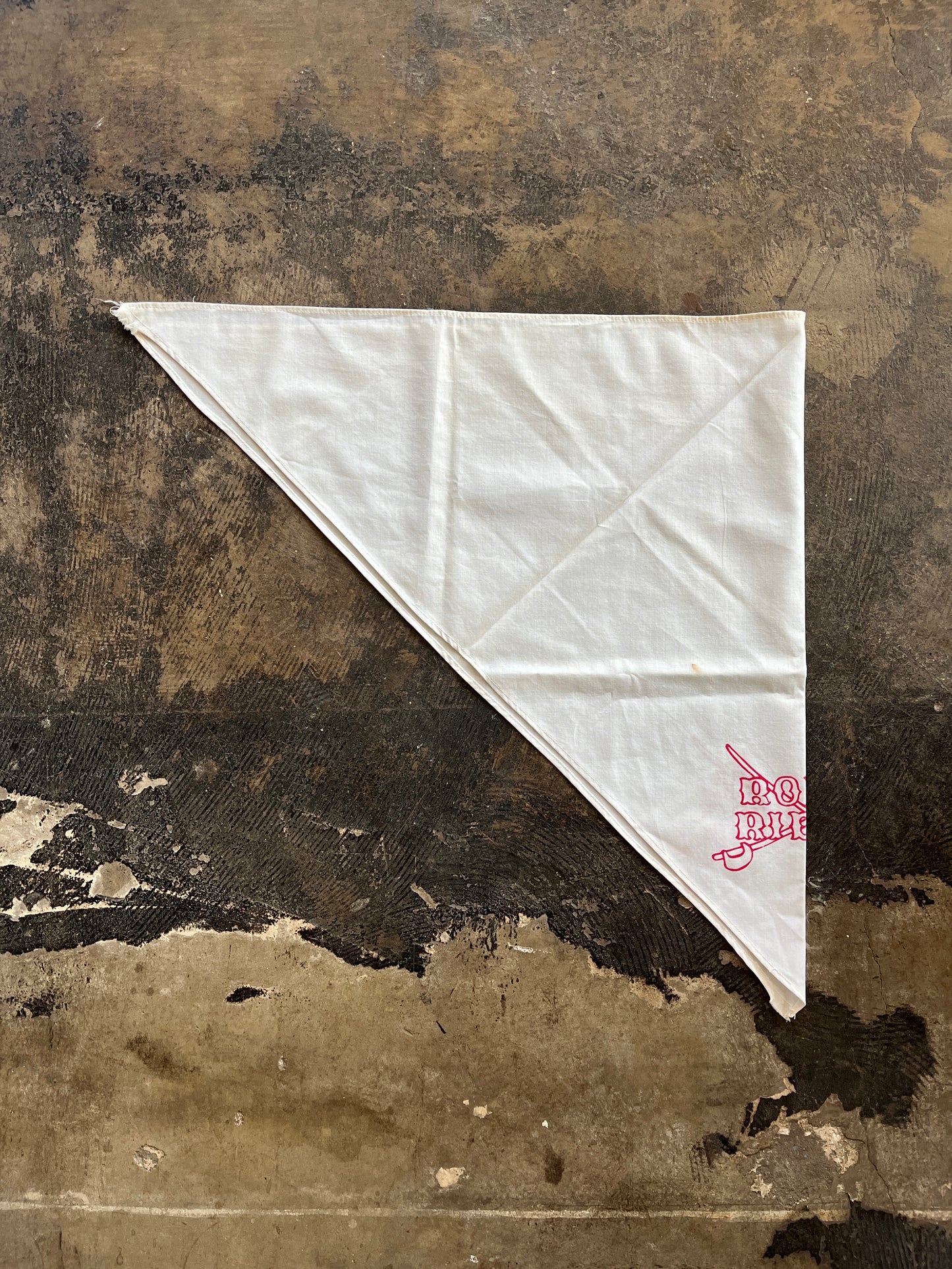 White Rough Riders Handkerchief/Bandana