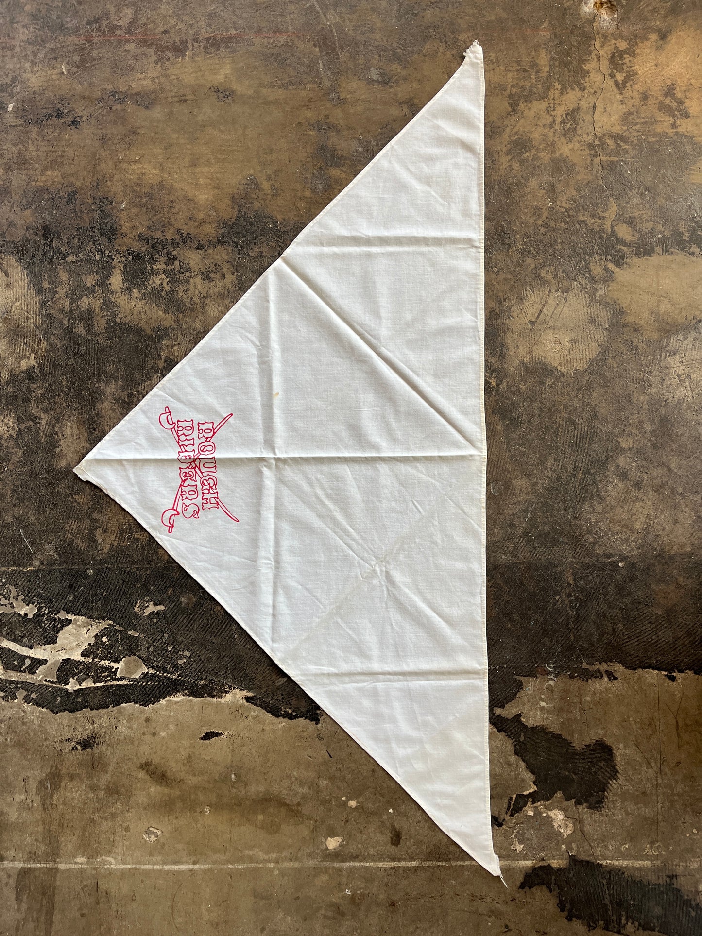 White Rough Riders Handkerchief/Bandana