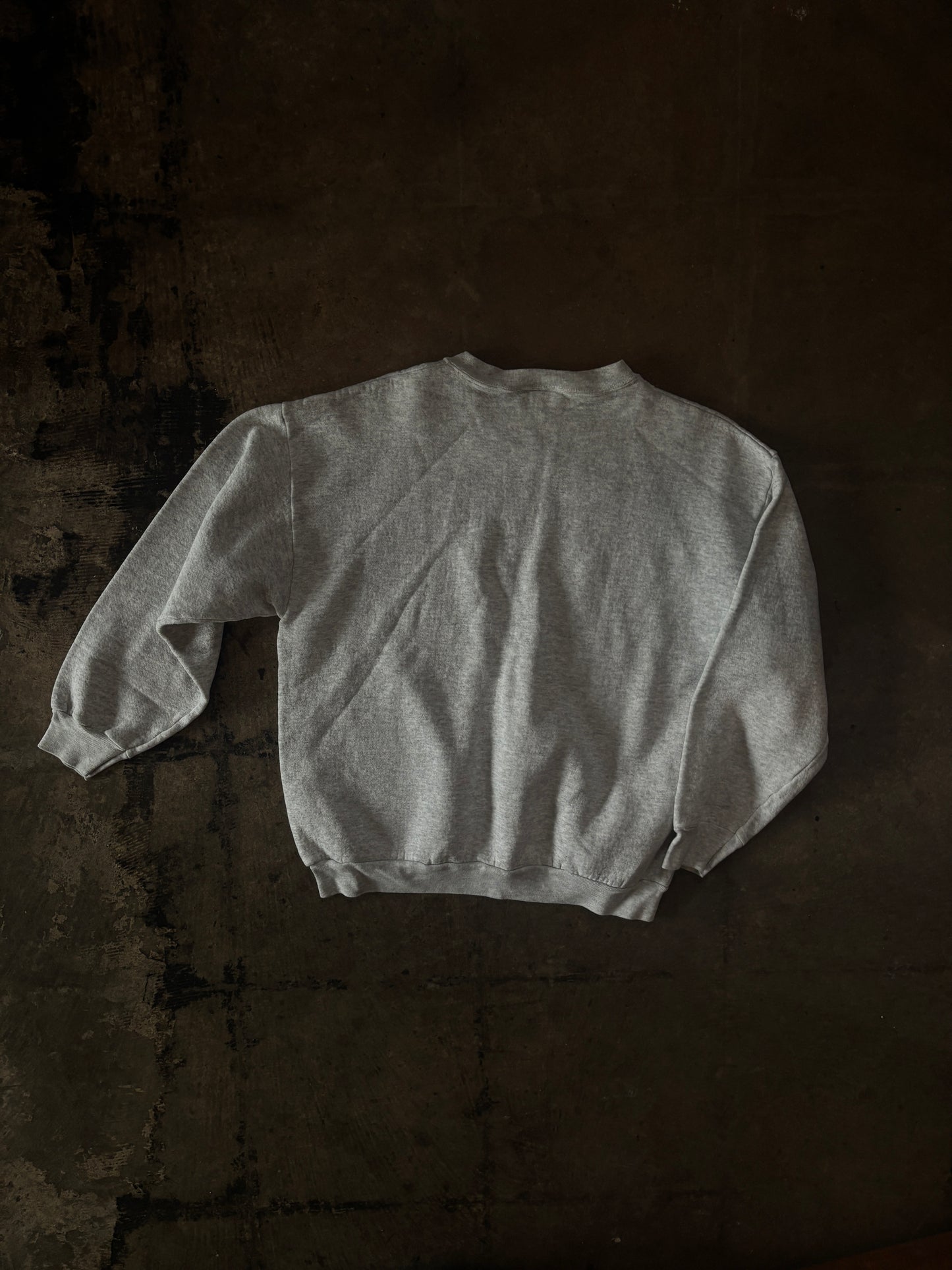 Heather Gray Cardinal Crewneck Sweater