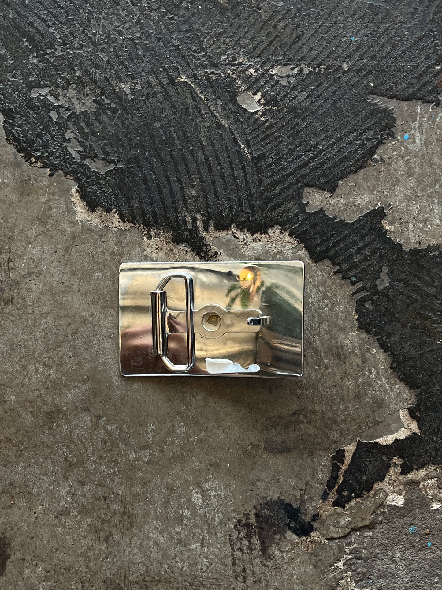 Brass + Silver Longhorn Belt Buckle
