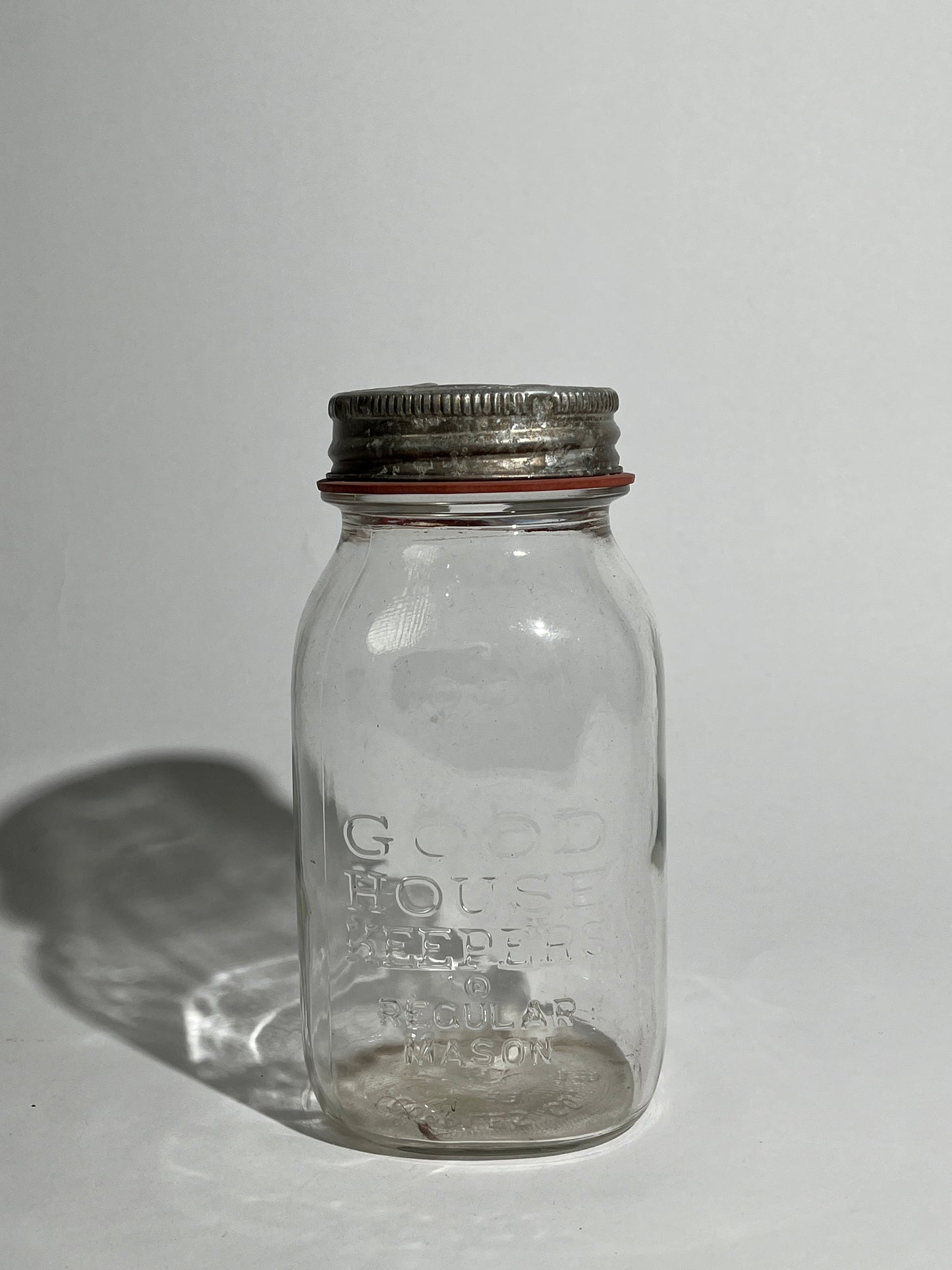 Antique Good Housekeepers Glass Mason Jar